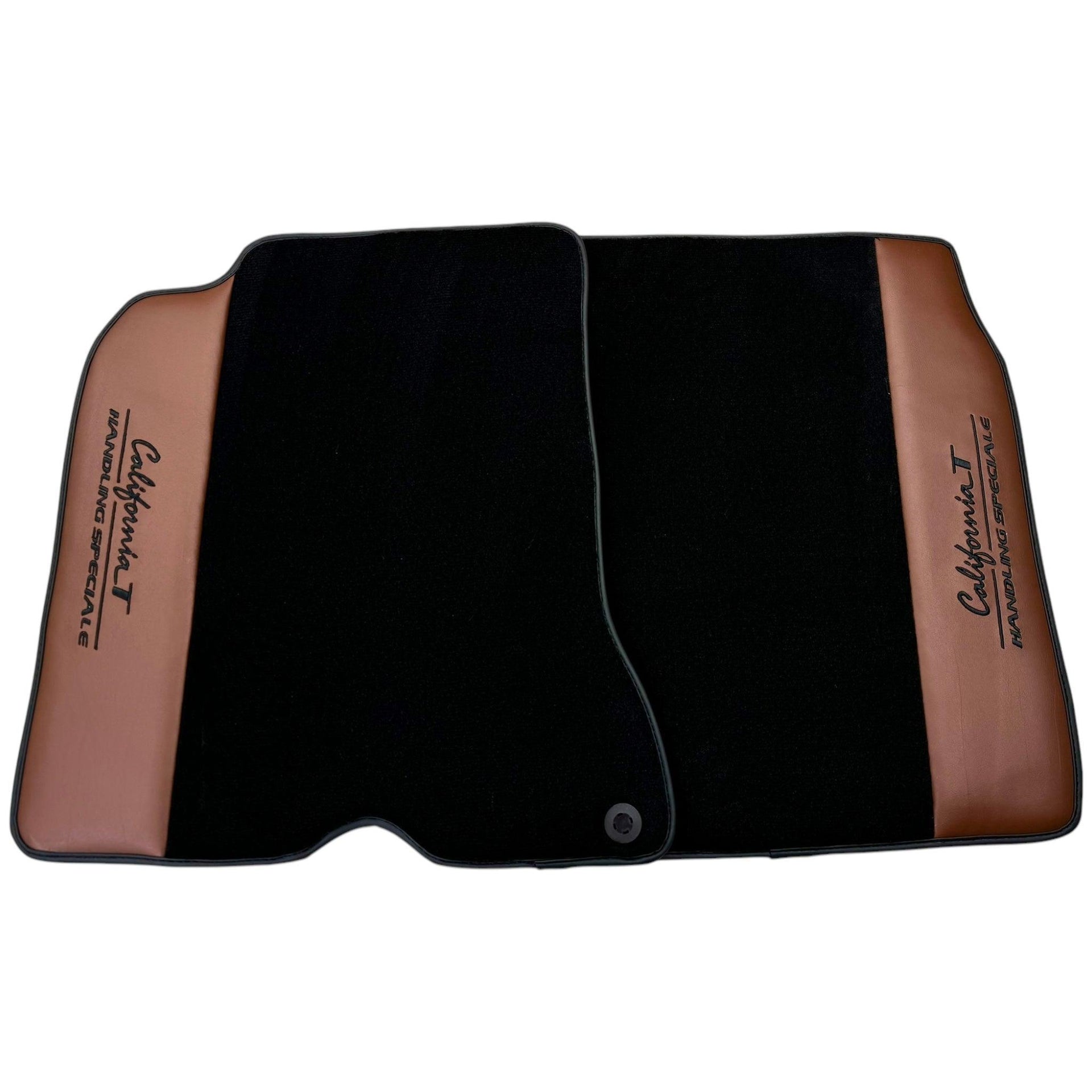 Floor Mats for Ferrari California T (2015-2018) Cuoio Nappa | Handling Speciale - AutoWin