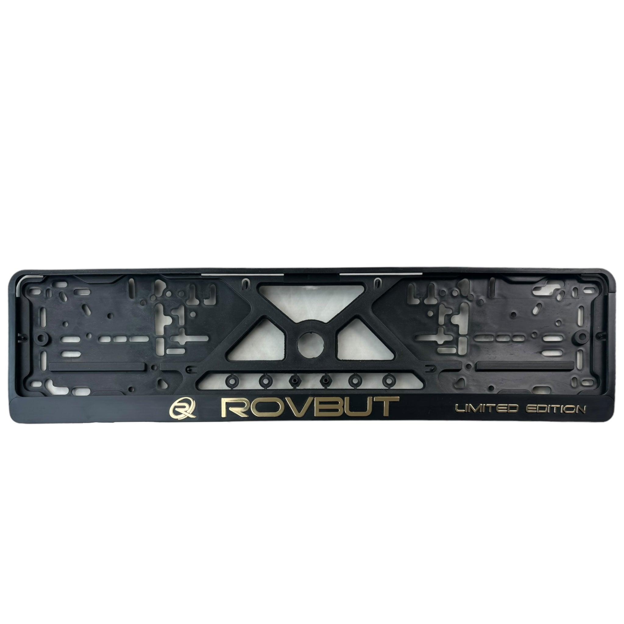 Rovbut Design Number Plate Holder Eu Standard Size 52 cm x 11 cm Limited Edition - AutoWin