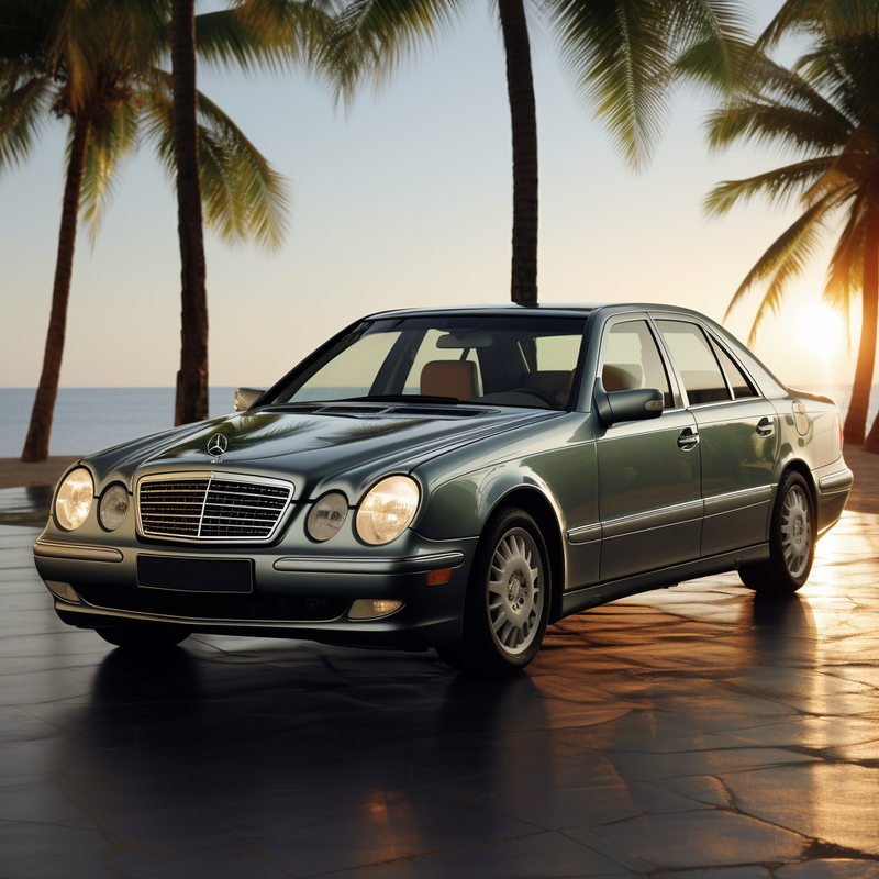 Podnieś poziom swojego Mercedesa-Benza Klasy E W210 Sedan (1995-2002) z dywanikami podłogowymi Premium firmy Autowin