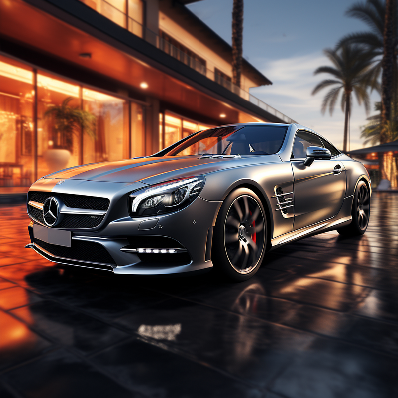 Podnieś poziom swojego Mercedesa SL R231 (2012-2022) dzięki dywanikom podłogowym Premium firmy Autowin