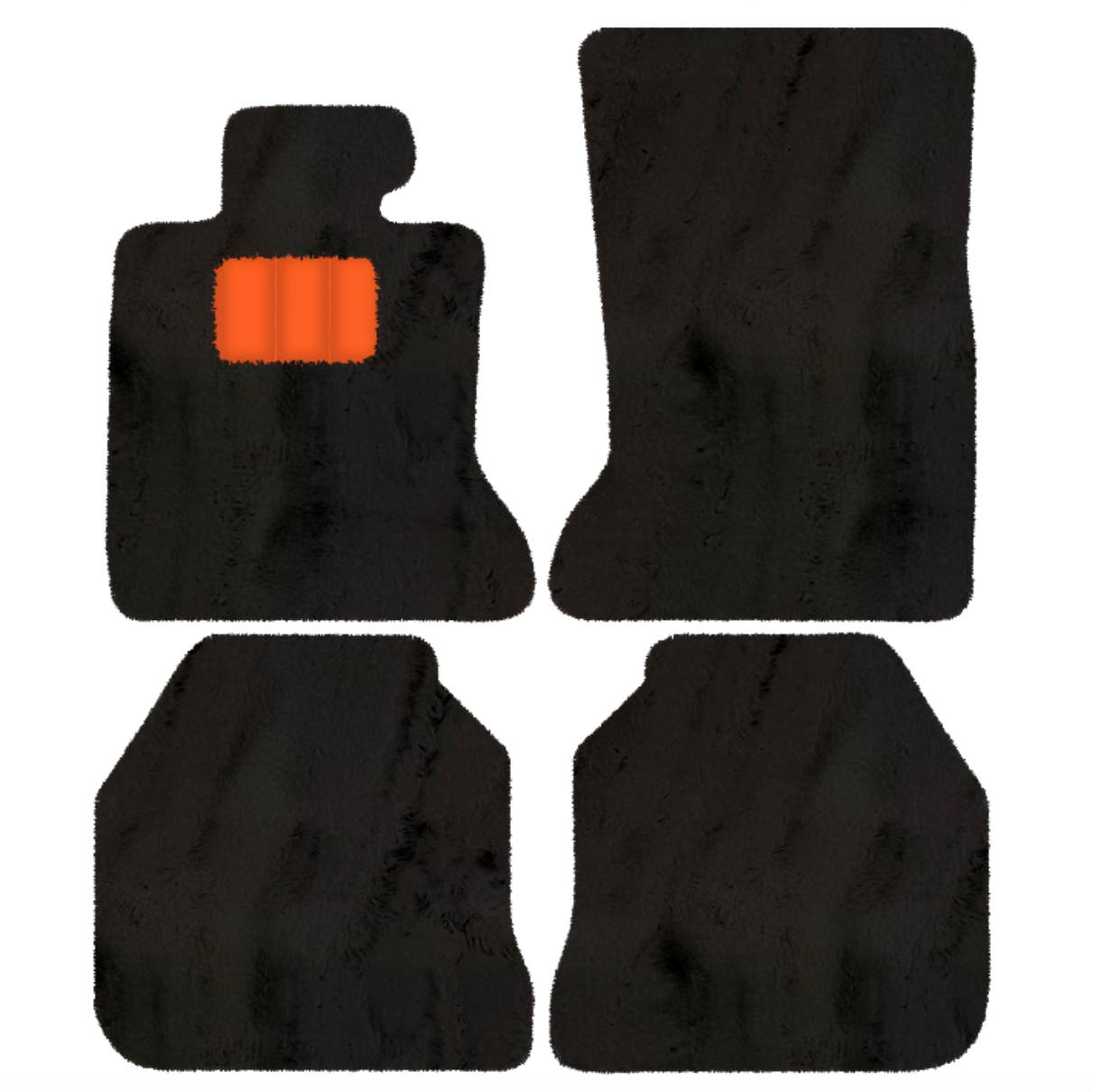 Luxury Sheepskin Floor Mats for Rolls-Royce Ghost RR2 (2010-2014)