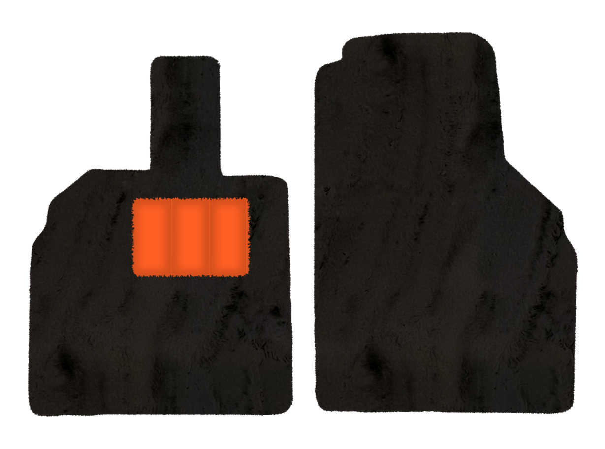 Premium Sheepskin Floor Mats for Lamborghini Aventador (2012-2022)