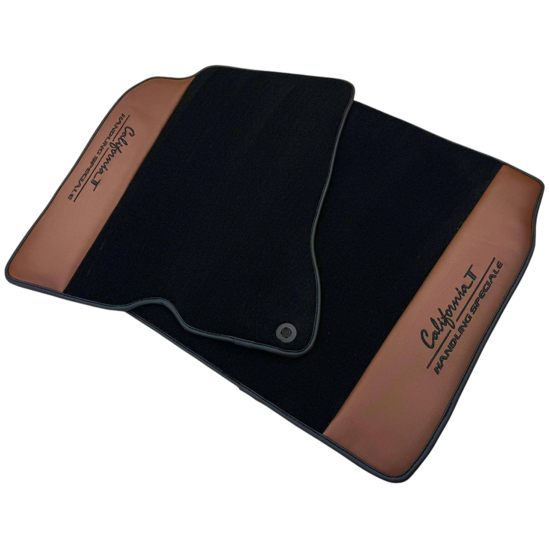 Floor Mats for Ferrari California T (2015-2018) Cuoio Nappa | Handling Speciale - AutoWin