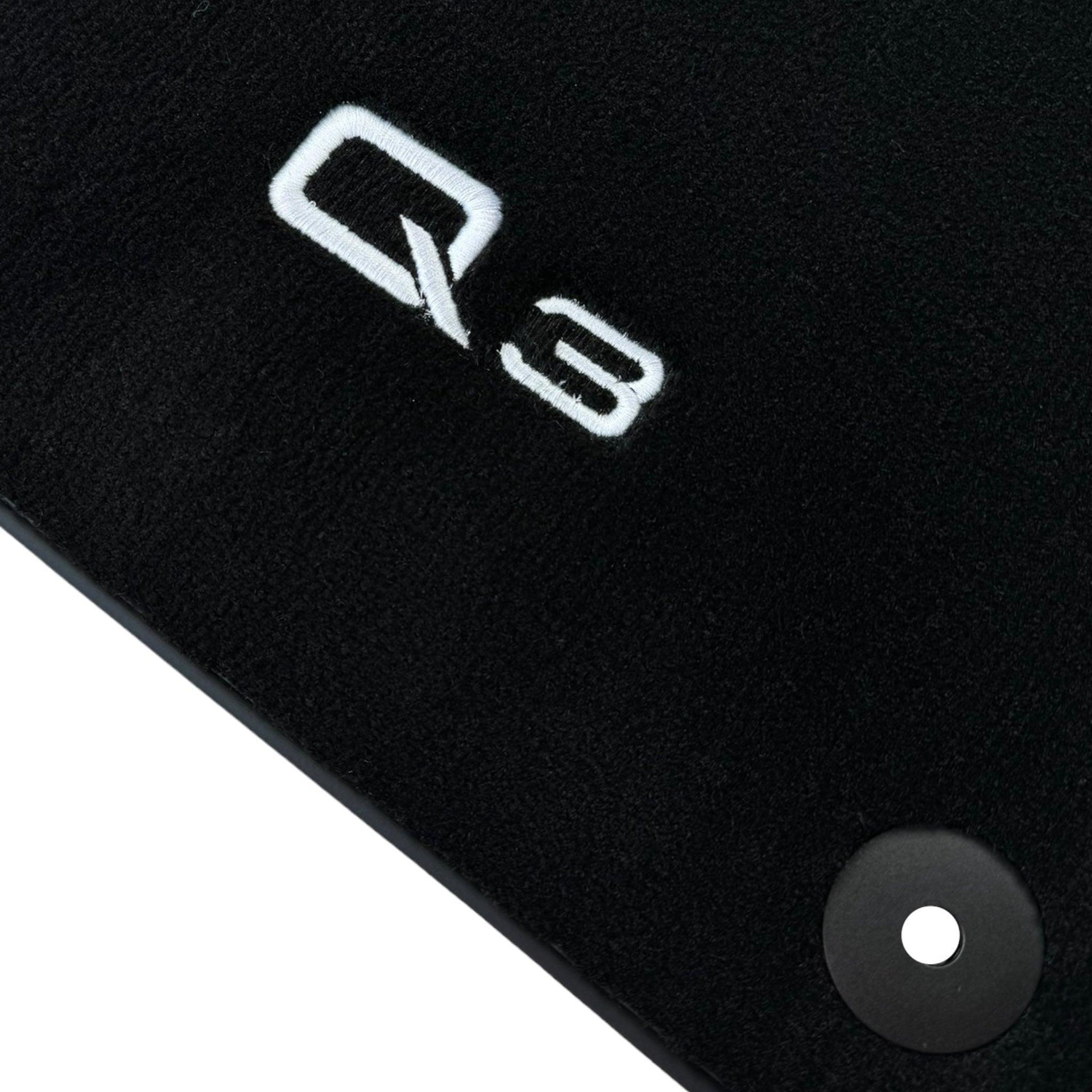Black Floor Mats for Audi Q3 F3 (2018-2024) - AutoWin