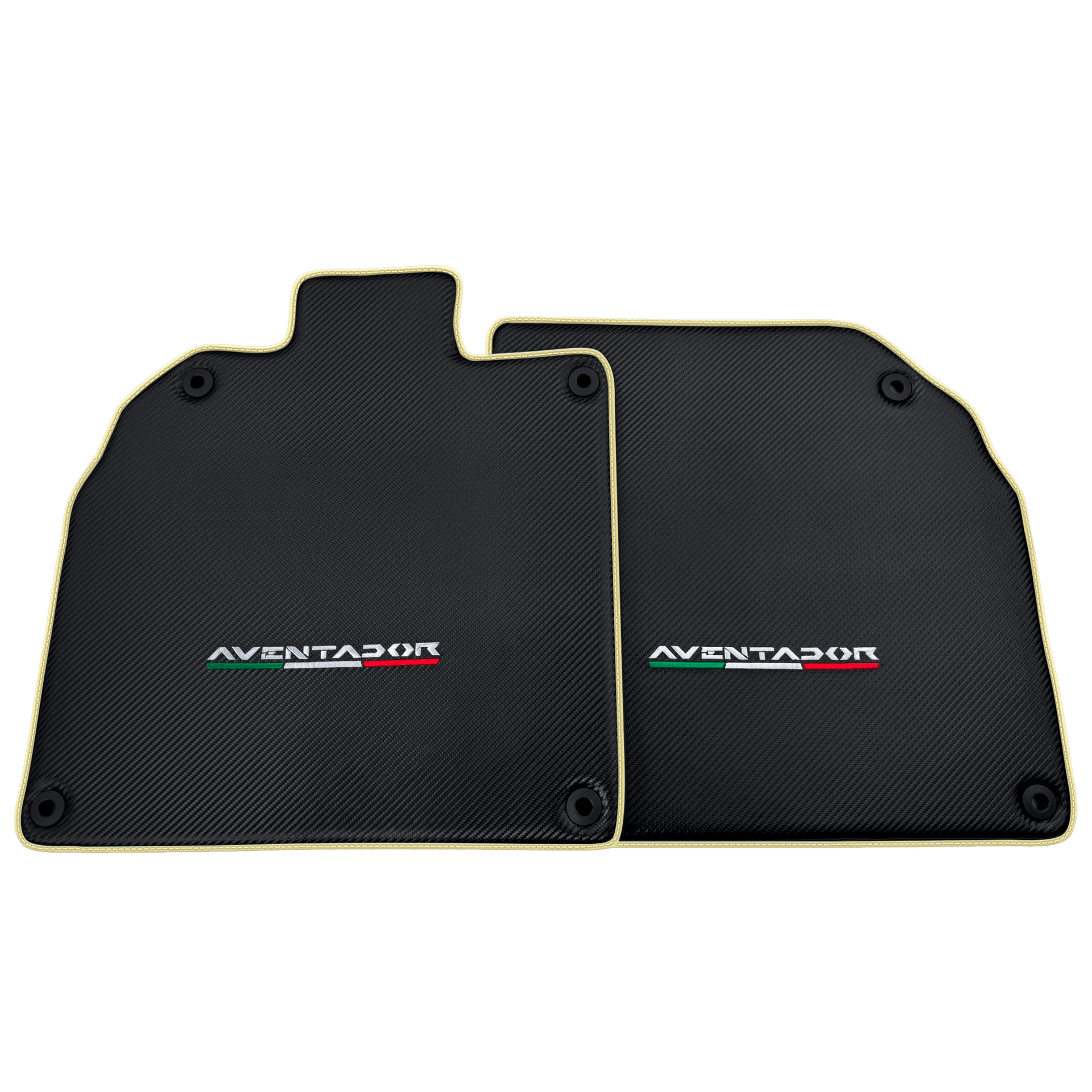 Carbon Fiber Floor Mats for Lamborghini Aventador | Various Trim Colors