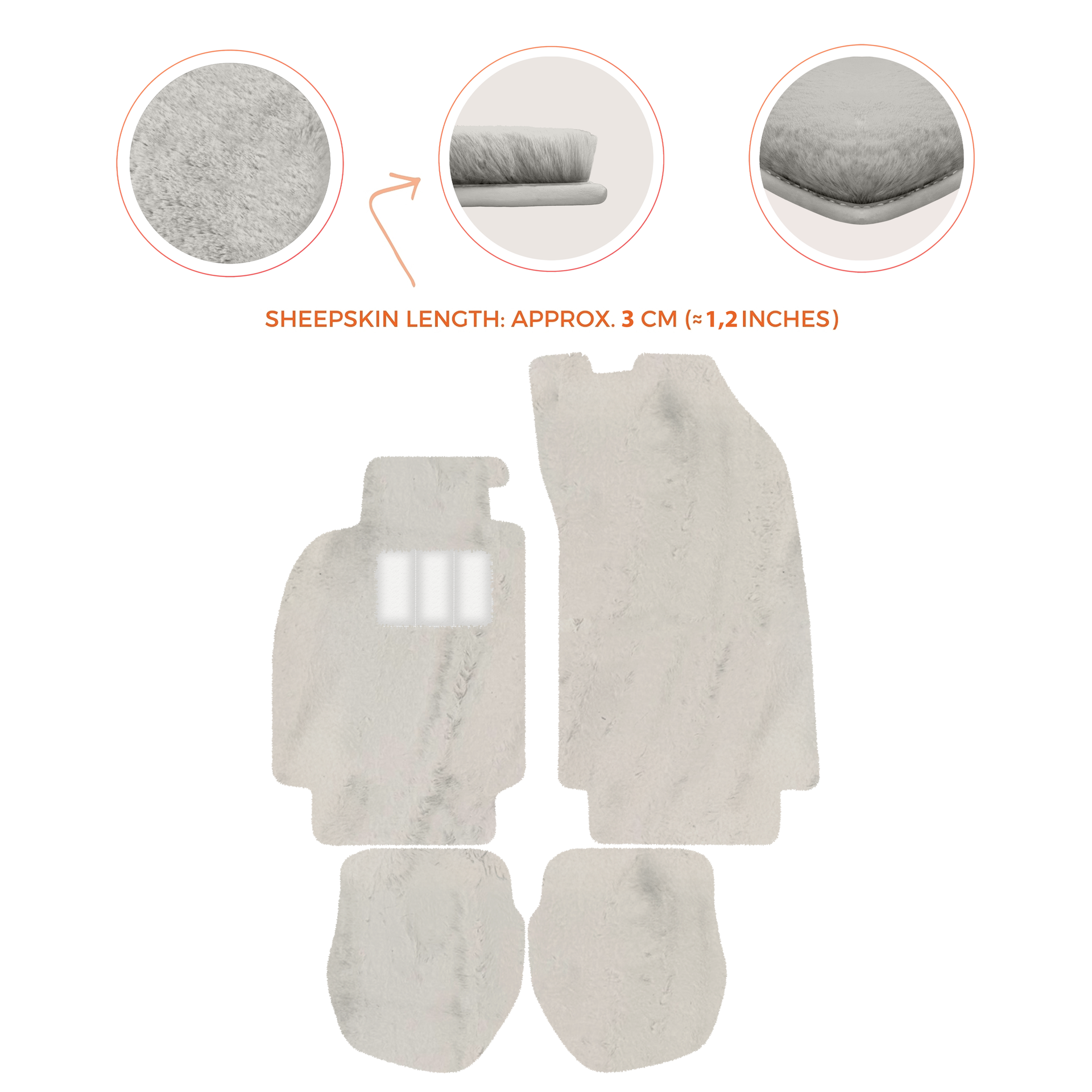 Customizable Leather Floor Mats with Hex Pattern for Porsche 964 (1989-1994) - AutoWin