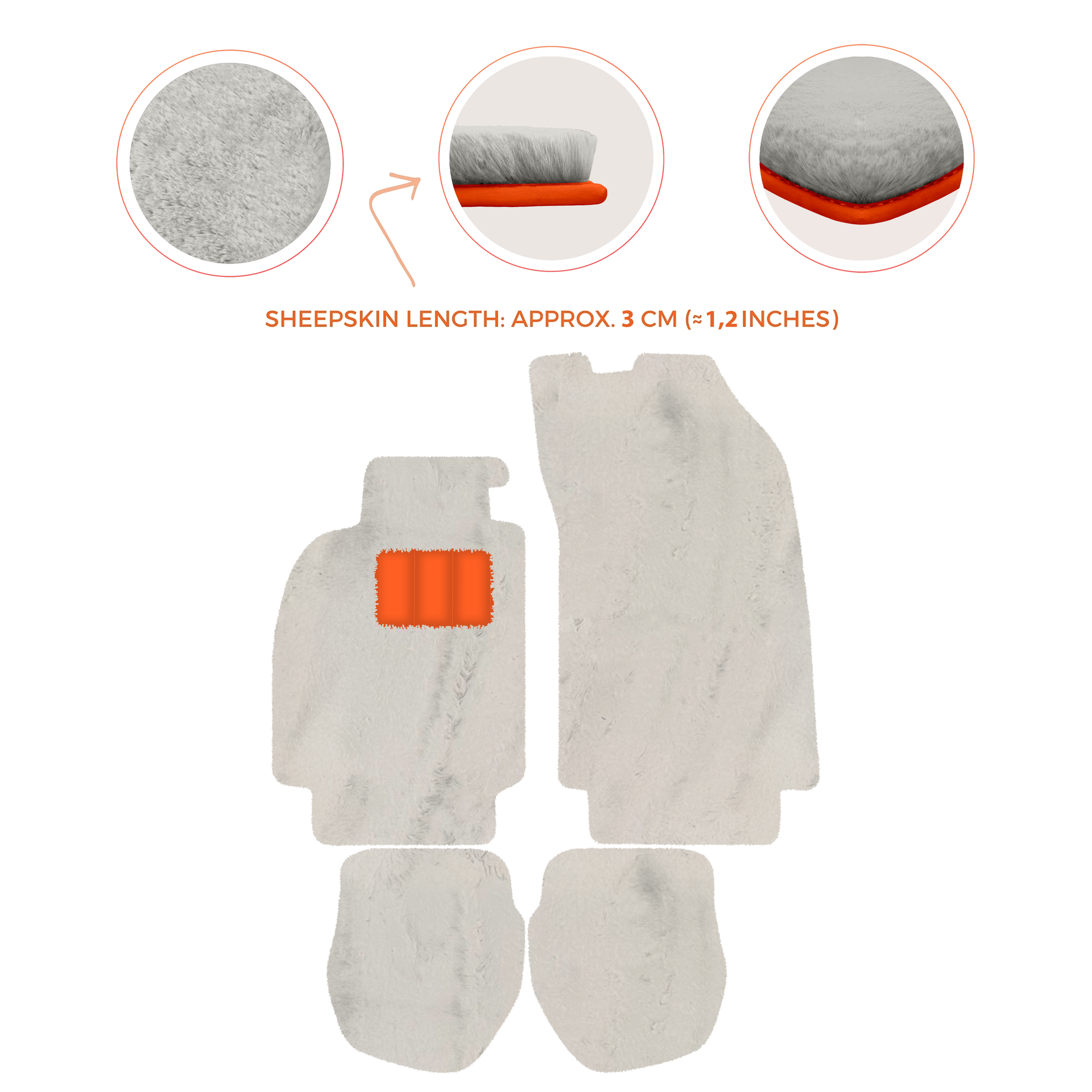 Customizable Leather Floor Mats with Hex Pattern for Porsche 964 (1989-1994) - AutoWin