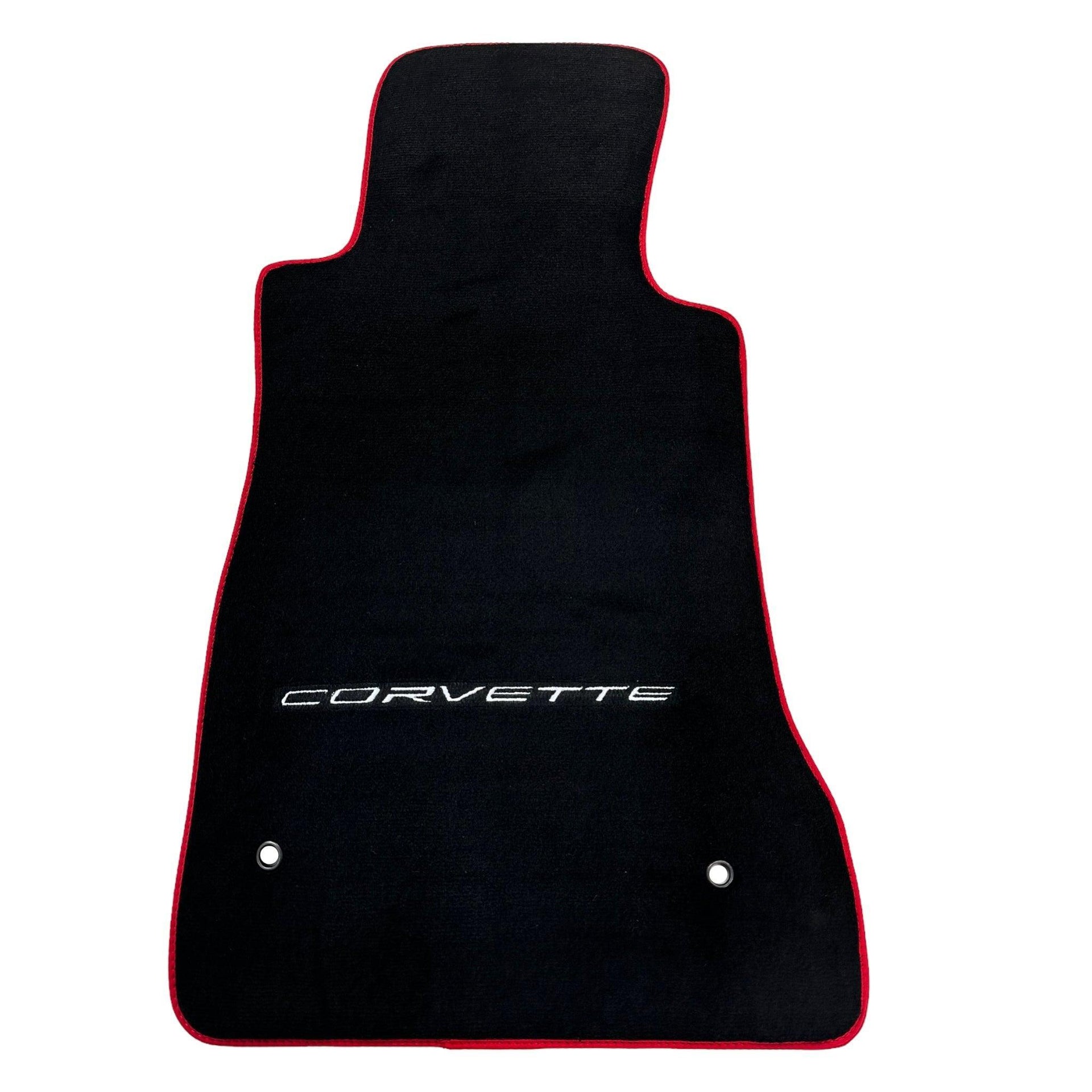 Black Floor Mats For Chevrolet Corvette C6 (2005-2013) - AutoWin