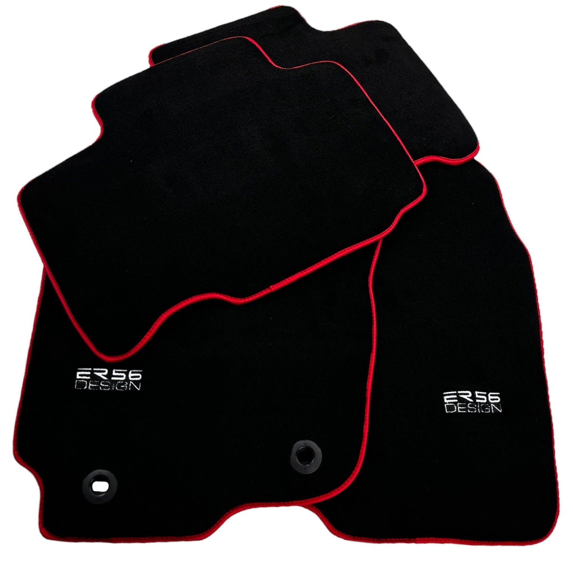 Black Floor Mats For Toyota RAV4 (2013-2018) ER56 Design - AutoWin