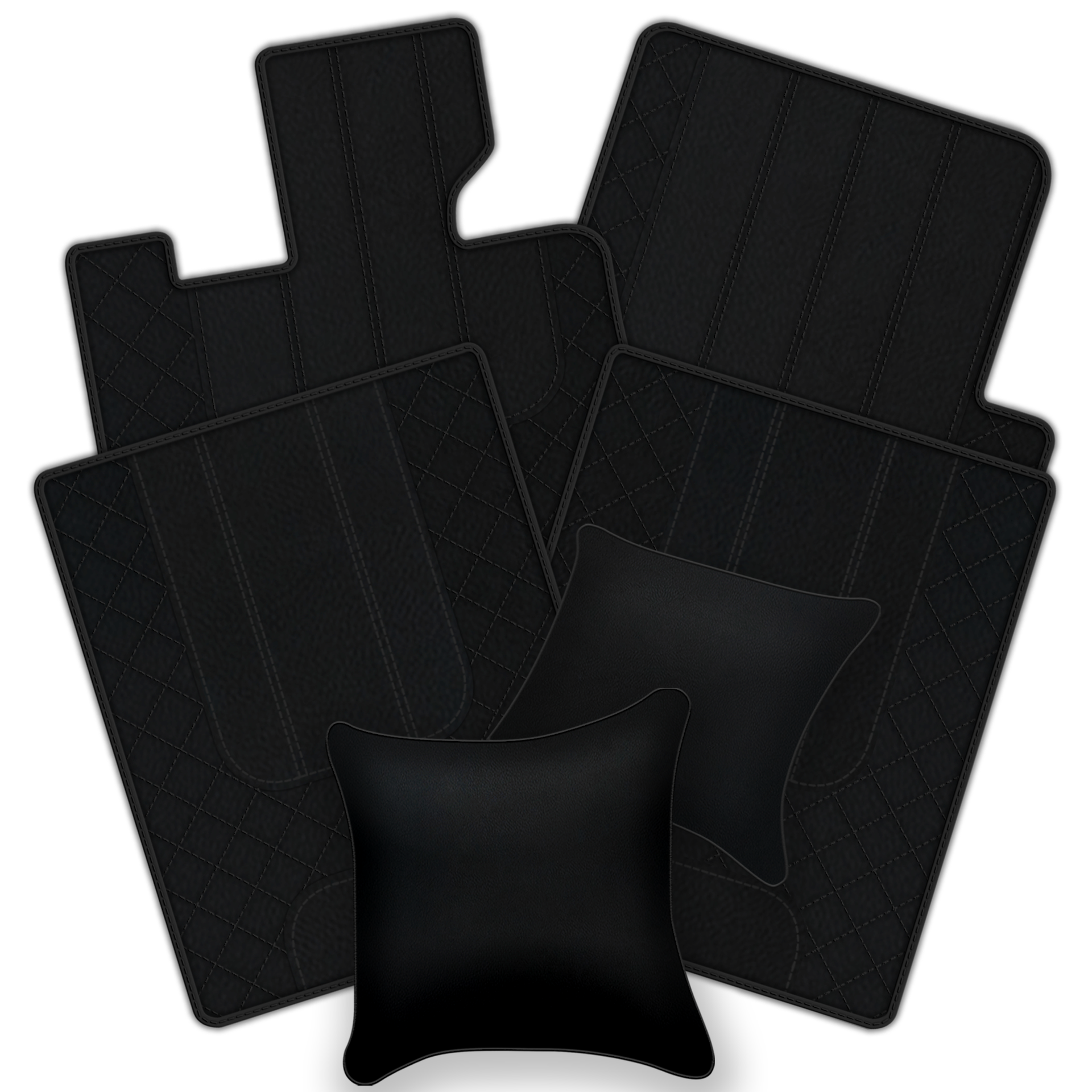 Customizable Leather Floor Mats with AW1 Pattern for Bentley Red Label RL (1998-2009) - AutoWin