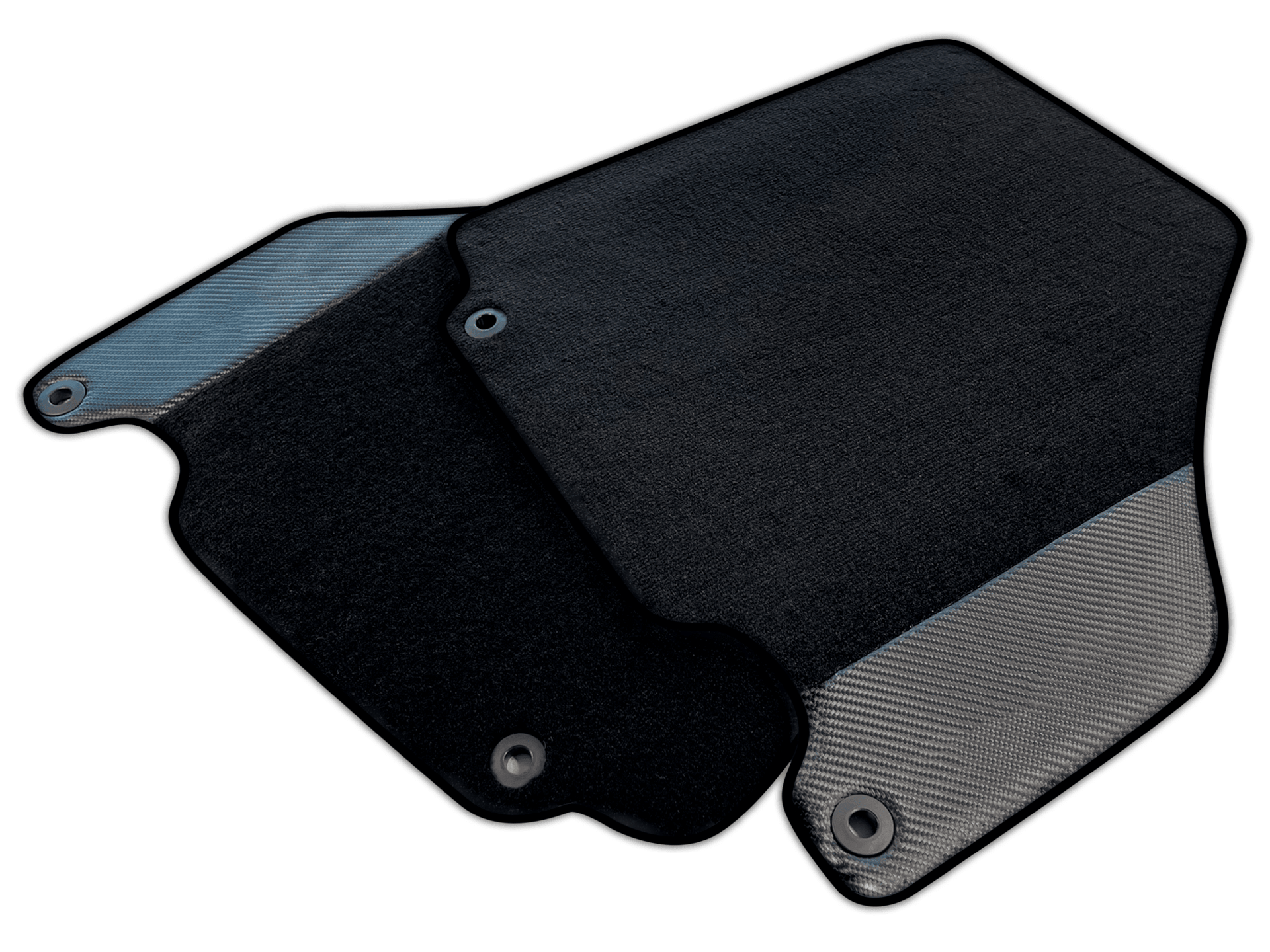 Carbon Fiber Black Floor Mats for Ferrari 360 (1999-2005) | Various Trim Colors