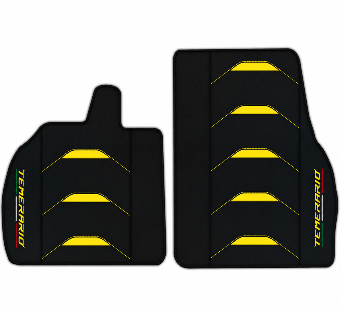 Dopasowane Skórzane Dywaniki Samochodowe z Wzorem Trójkąta dla Lamborghini Temerario (2025-2026)