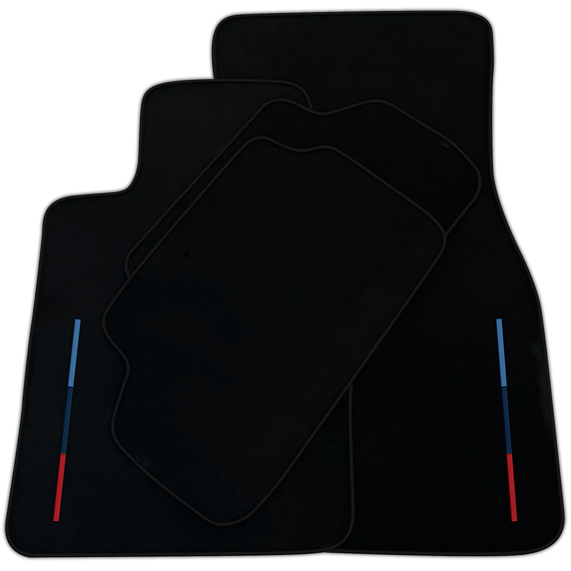 Black Floor Mats for BMW i8 Series l12 I15 | Various Trim Colors