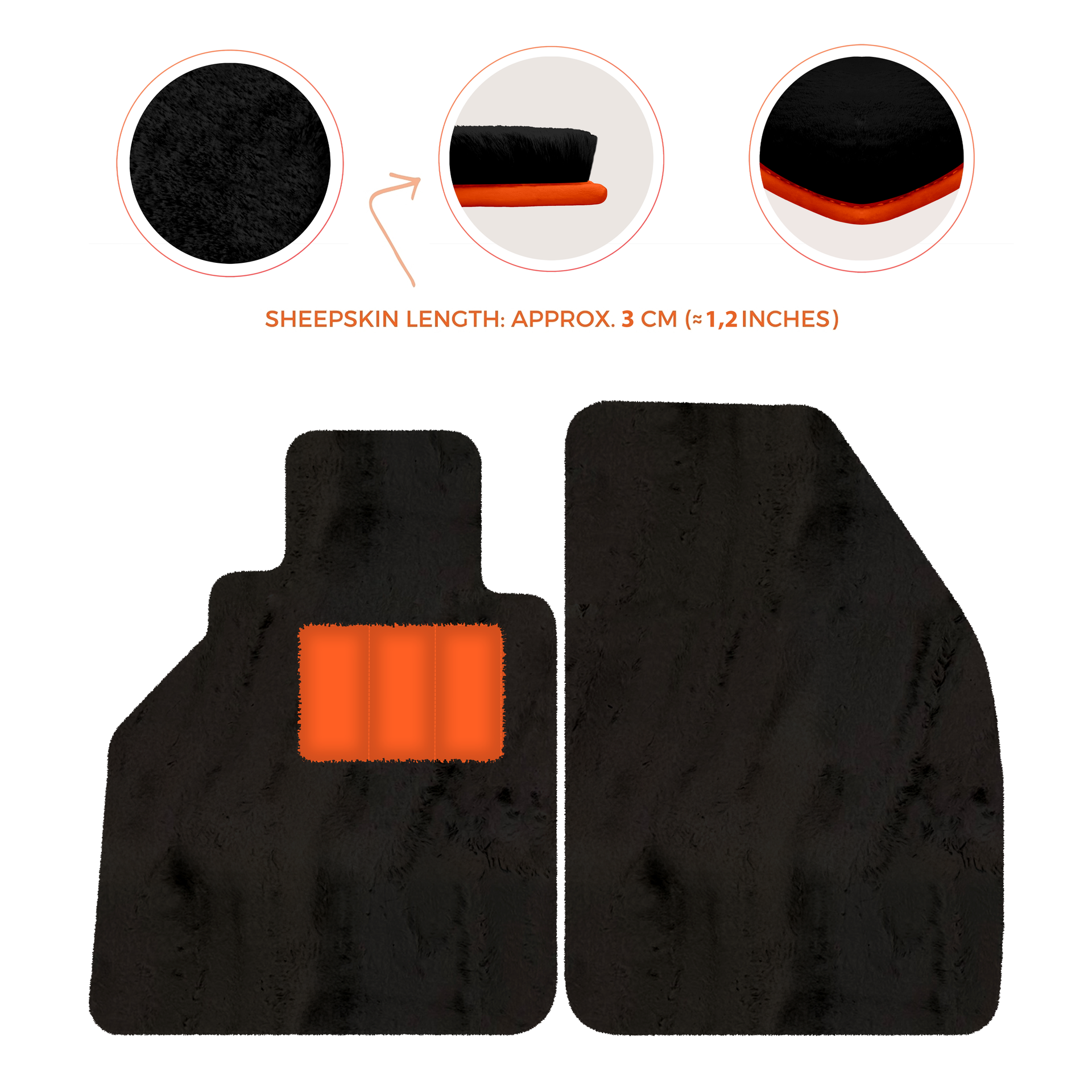 Dark Blue Floor Mats for Porsche 986 Boxster (1996-2004) - AutoWin