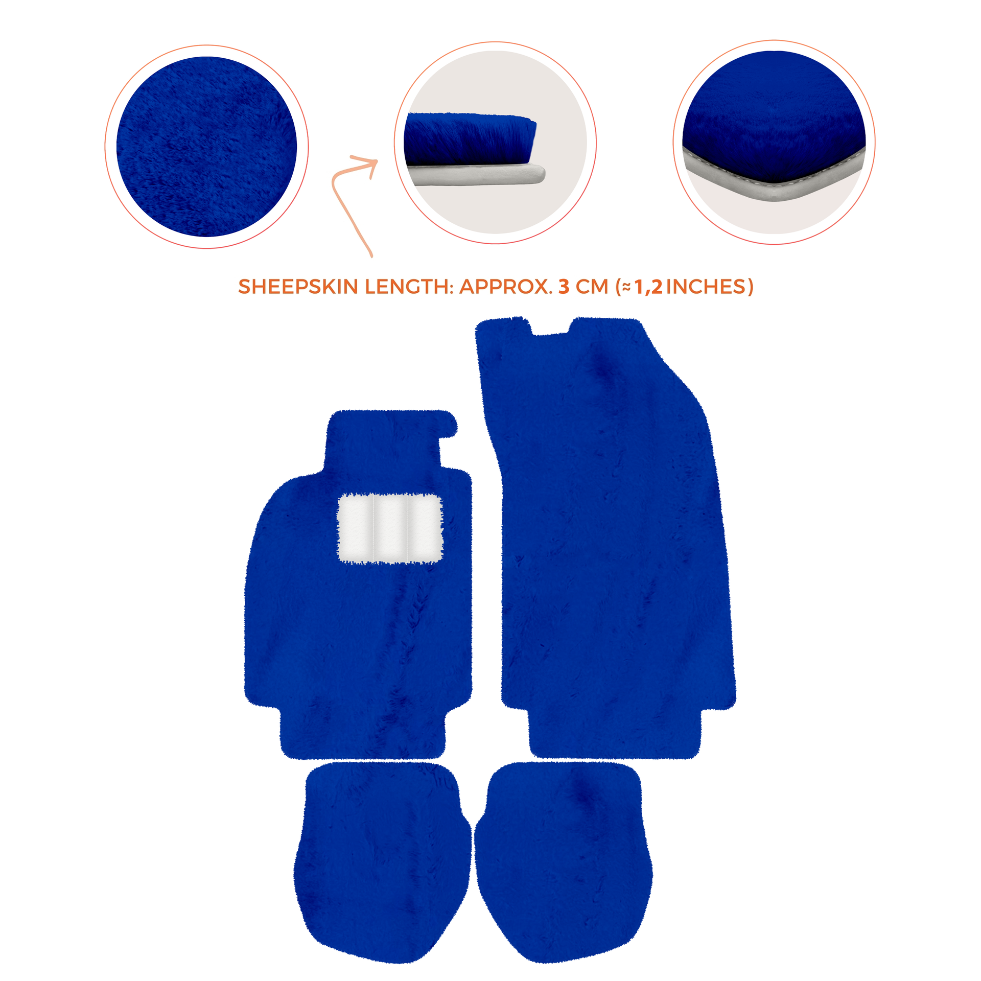 Customizable Leather Floor Mats with Hex Pattern for Porsche 964 (1989-1994) - AutoWin