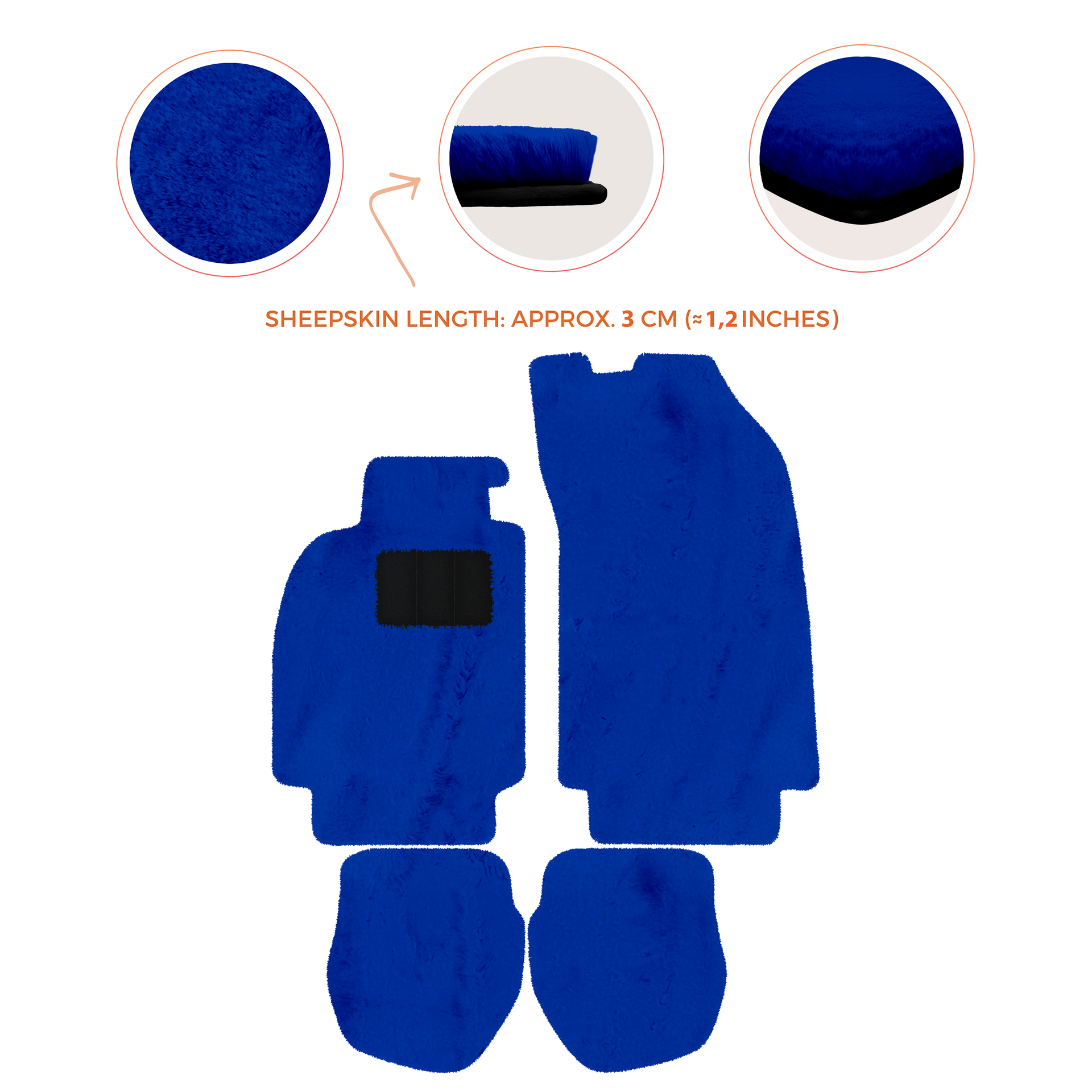 Customizable Leather Floor Mats with Hex Pattern for Porsche 964 (1989-1994) - AutoWin