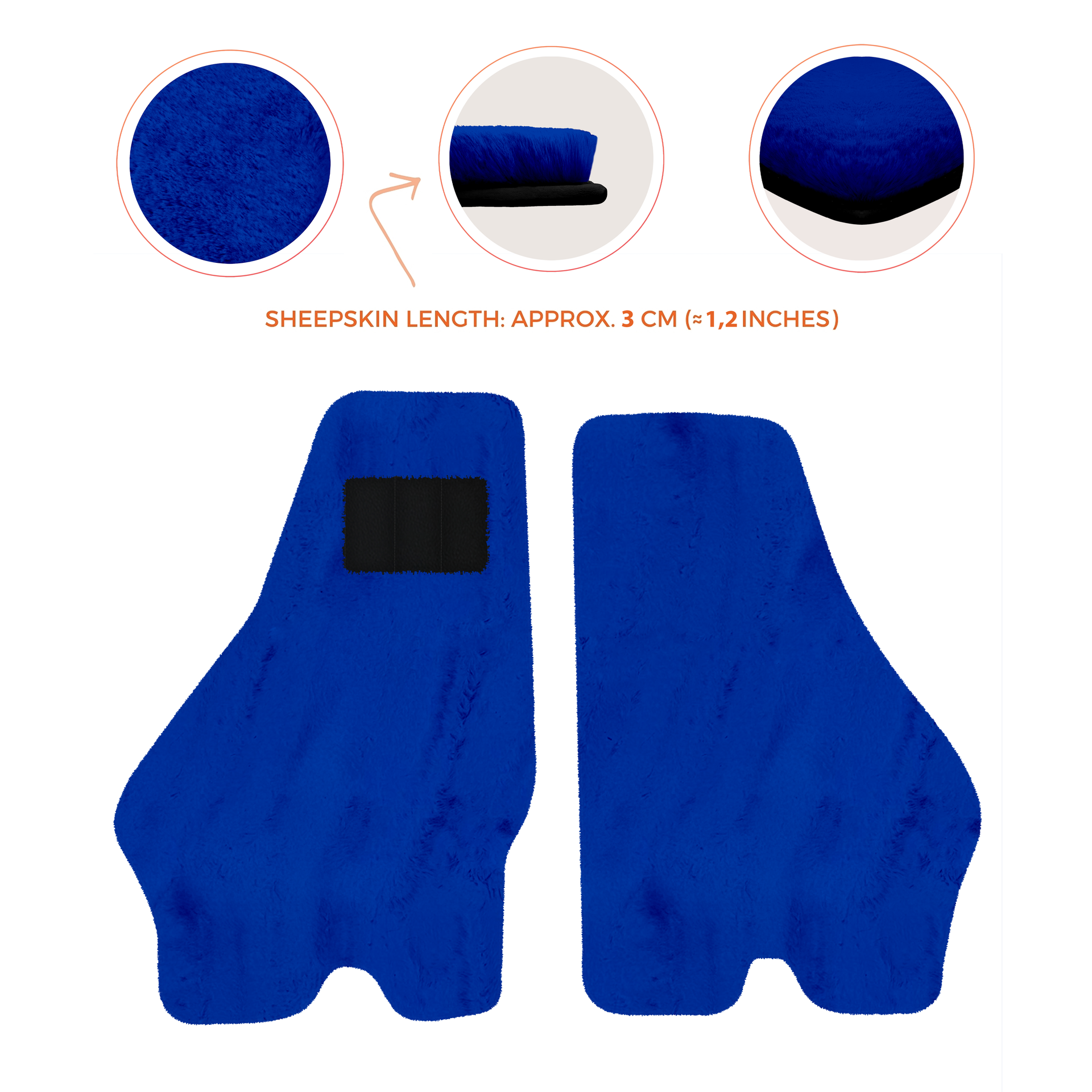 Luxury Sheepskin Floor Mats for Lamborghini Urus (2018-2026)