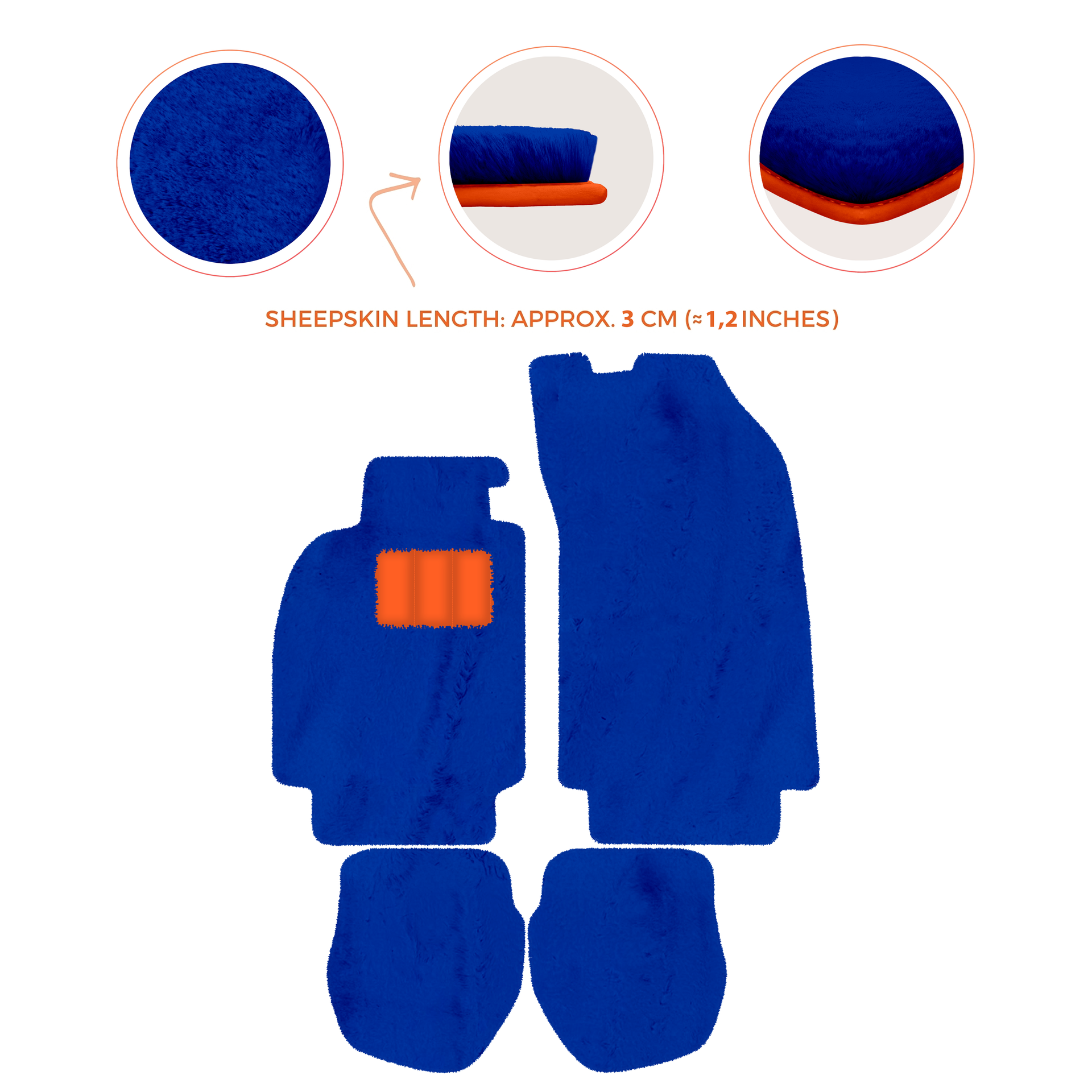 Customizable Leather Floor Mats with Hex Pattern for Porsche 964 (1989-1994) - AutoWin