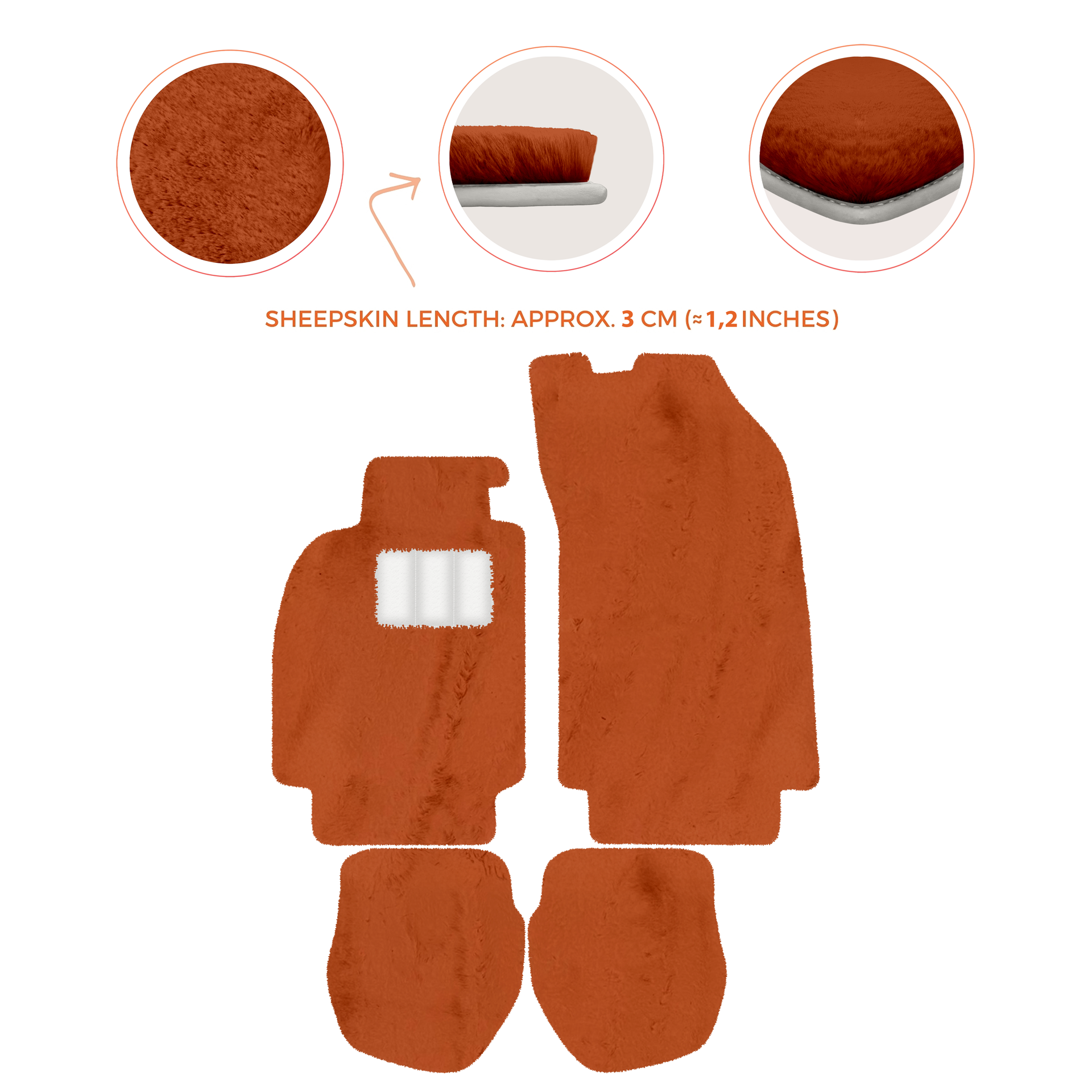 Customizable Leather Floor Mats with Hex Pattern for Porsche 964 (1989-1994) - AutoWin