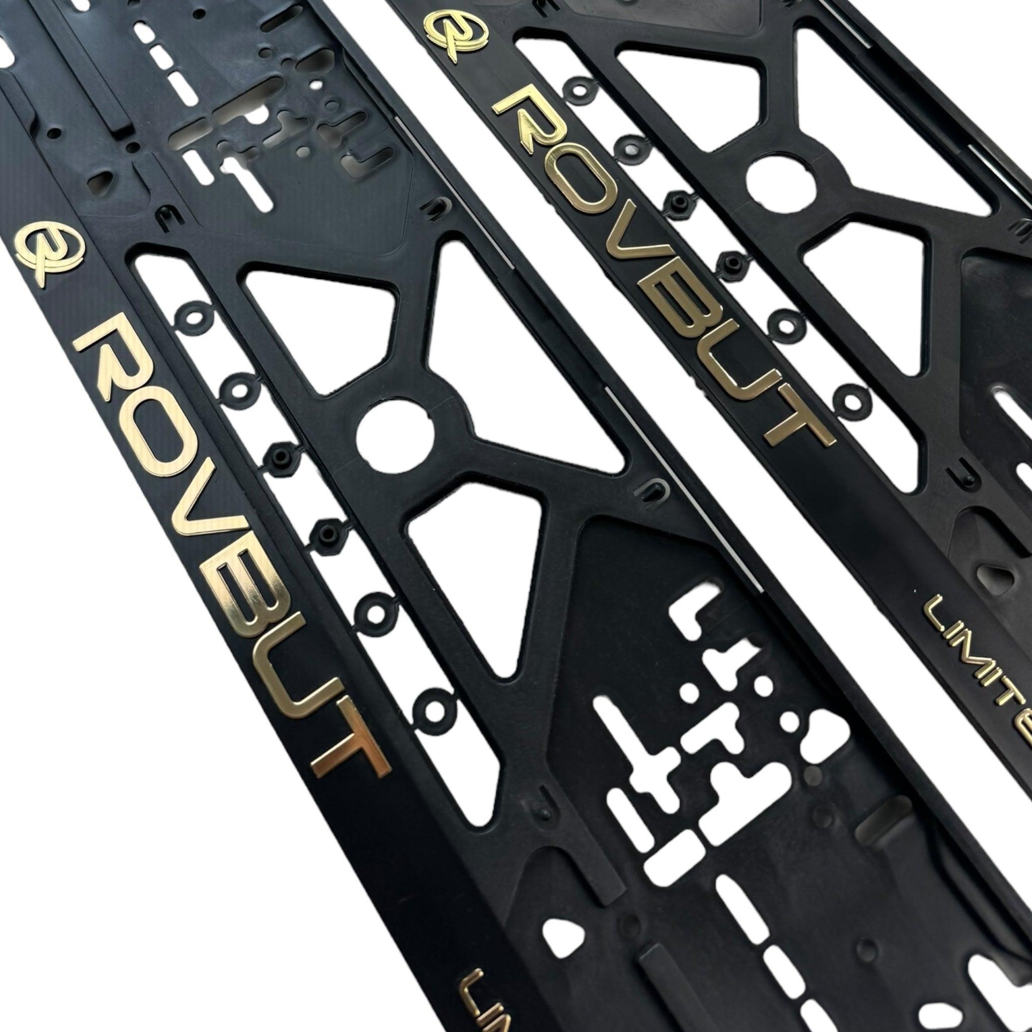 Rovbut Design Number Plate Holder Eu Standard Size 52 cm x 11 cm Limited Edition - AutoWin