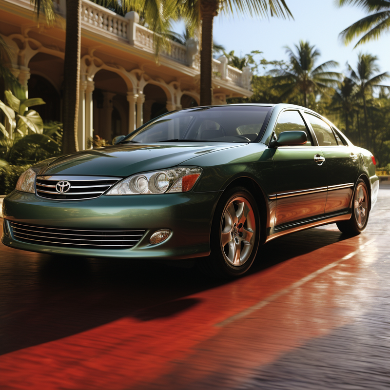 Dopasowane dywaniki podłogowe do automatycznej skrzyni biegów Toyota Camry (2001-2006).