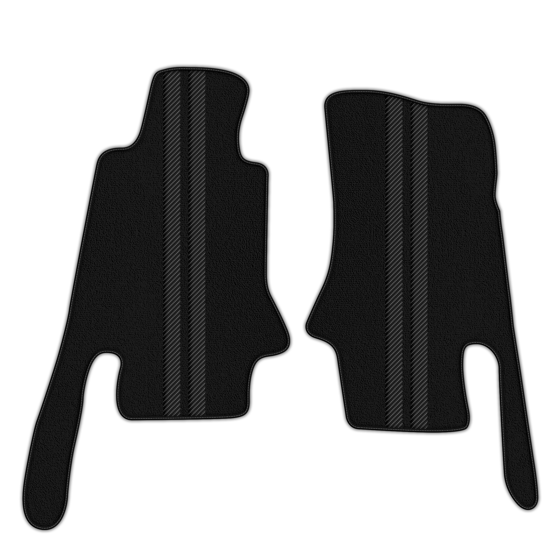 Custom Black Floor Mats for Chevrolet Corvette C4 (1984-1996)