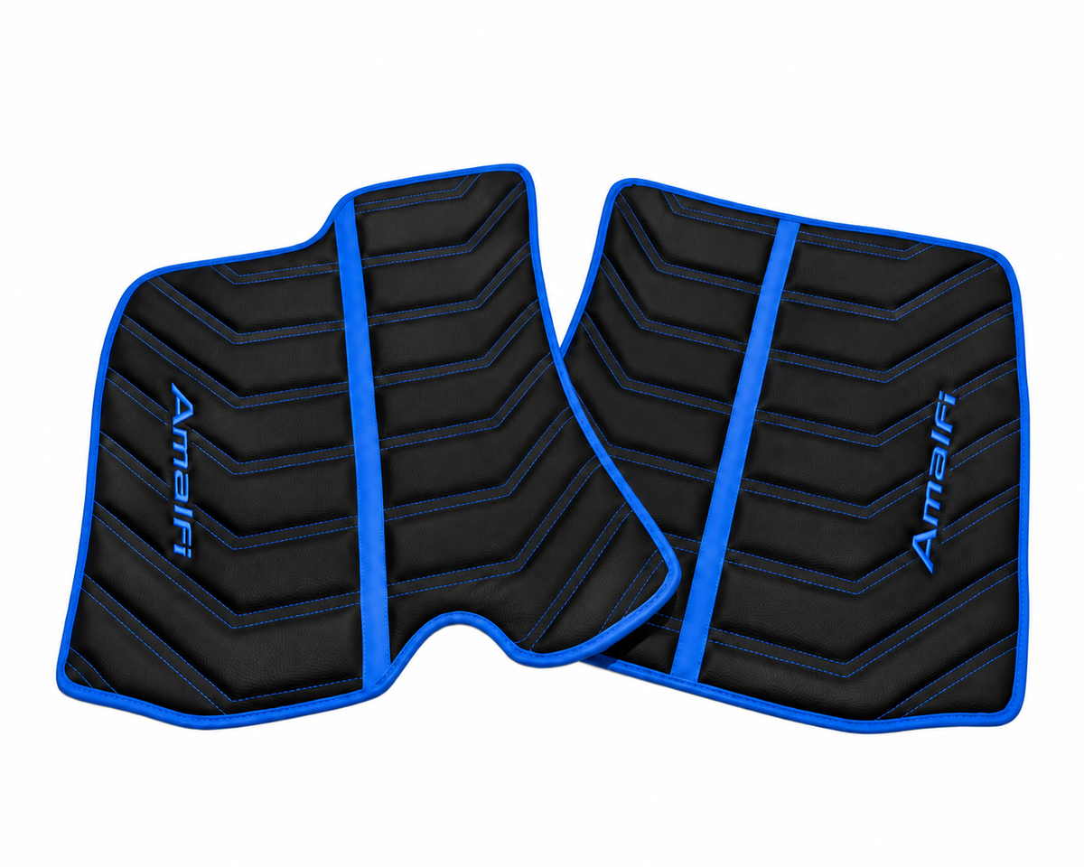 Customizable Floor Mats From Carpet With Leather for Ferrari Roma (2021-2027)