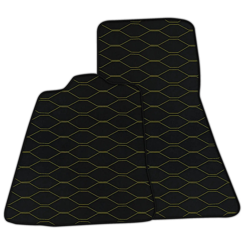 Customizable Leather Floor Mats with Viper Hex Pattern for McLaren 600LT (2018-2020)
