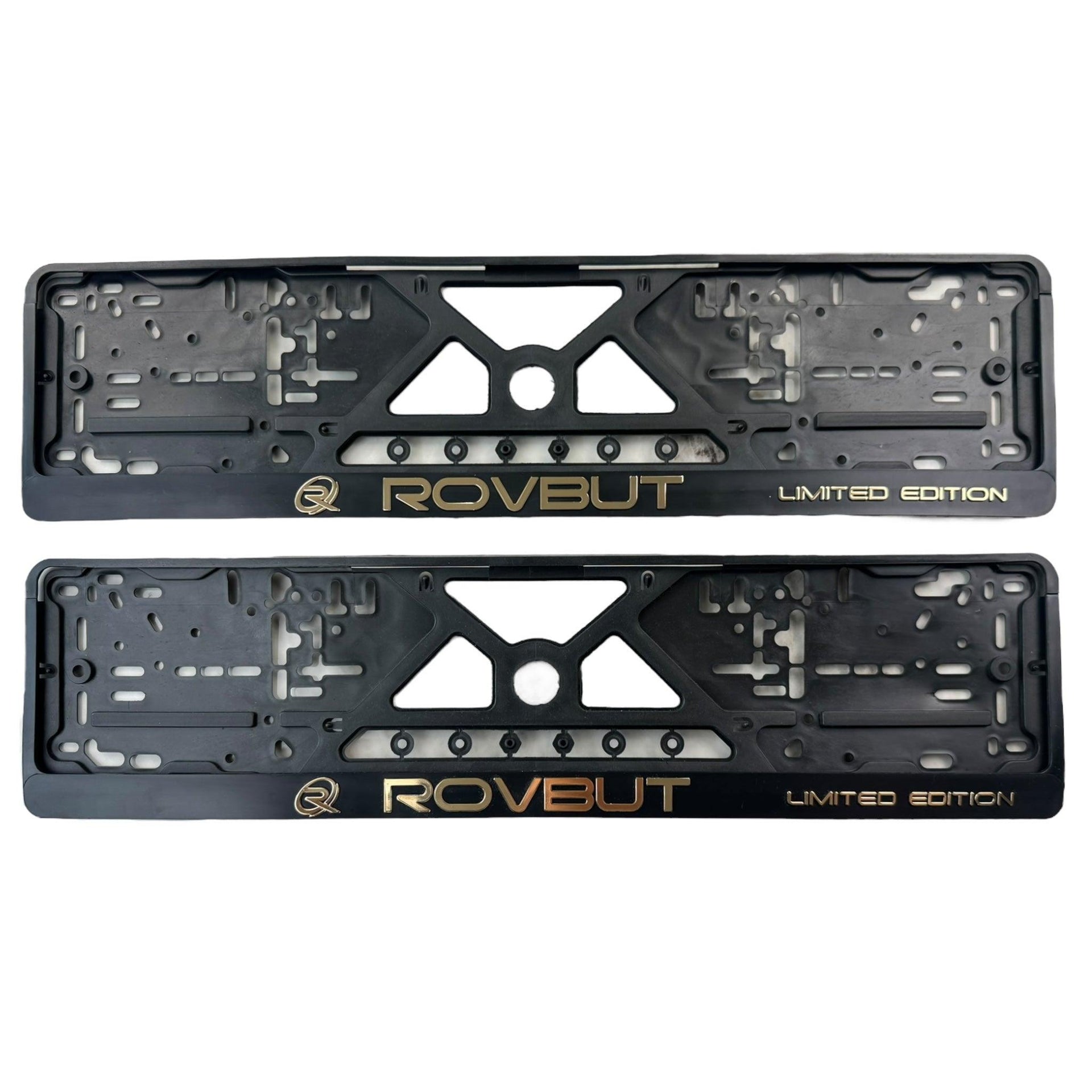 Rovbut Design Number Plate Holder Eu Standard Size 52 cm x 11 cm Limited Edition - AutoWin