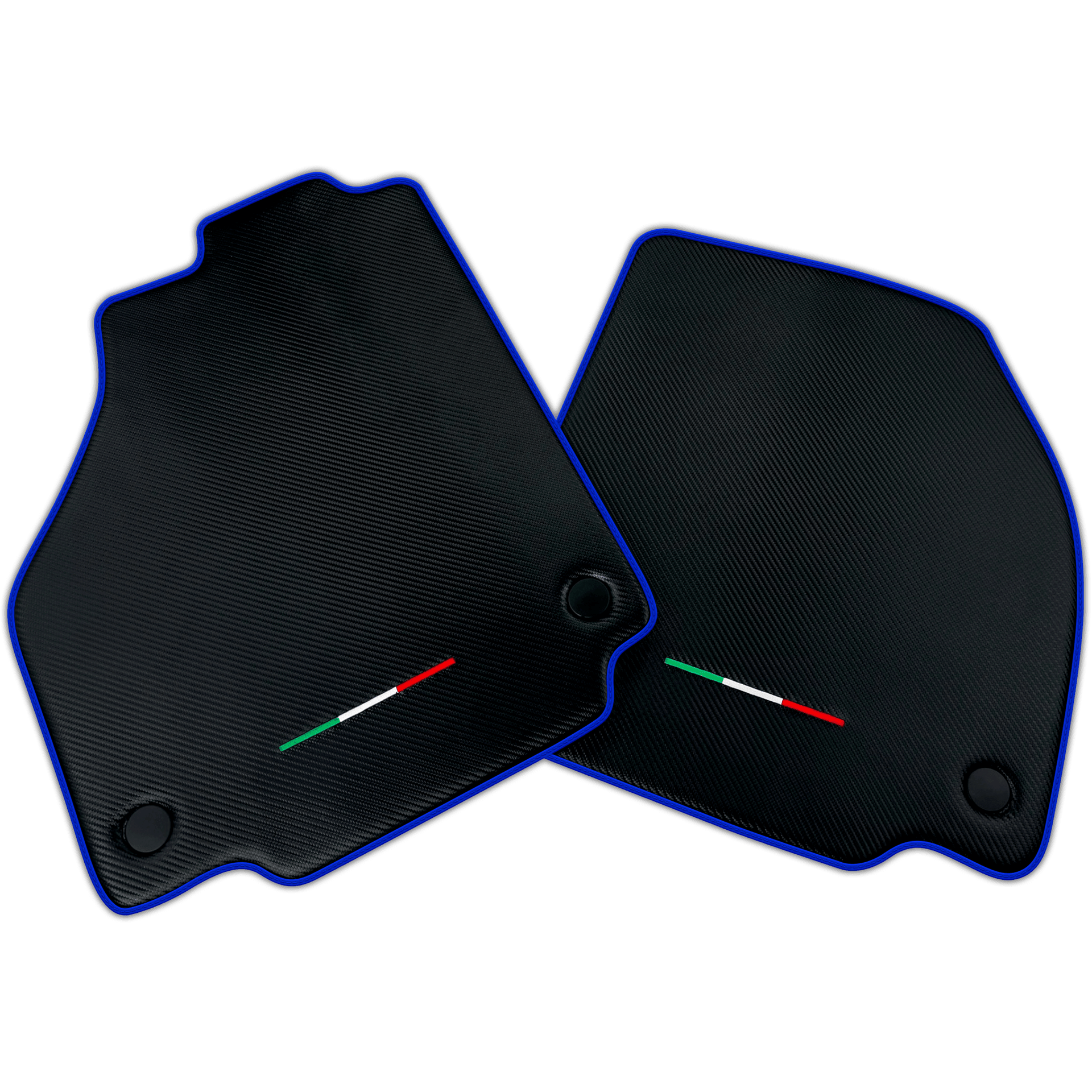 Floor Mats For Ferrari F8 Spider (2019-2023) Carbon Fiber AutoWin Brand Italian Edition