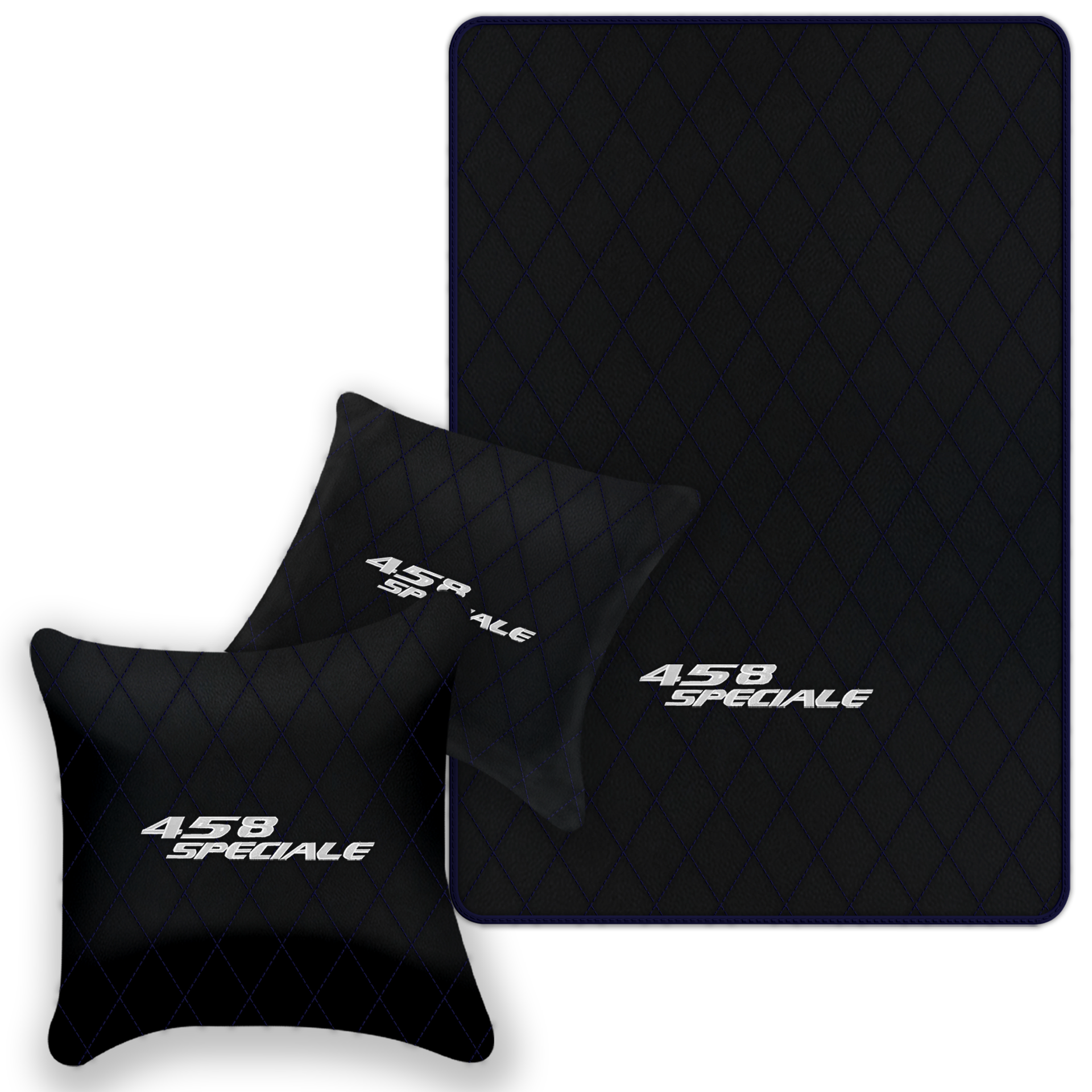 Premium Black Leather Floor Mats for Ferrari 296 GTS (2022-2025)