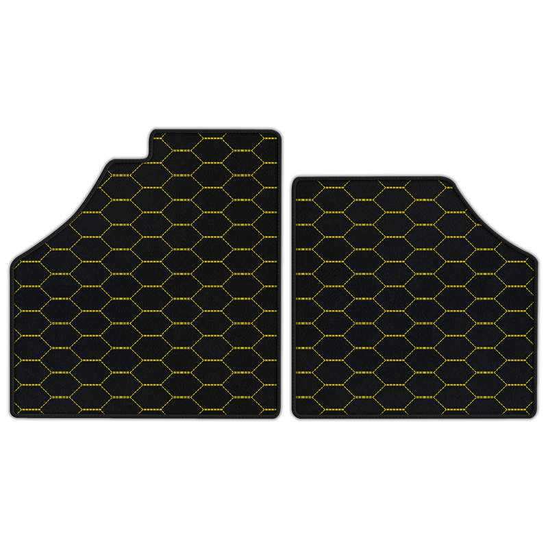 Customizable Leather Floor Mats with Divario Pattern for Ferrari Enzo (2002-2004)
