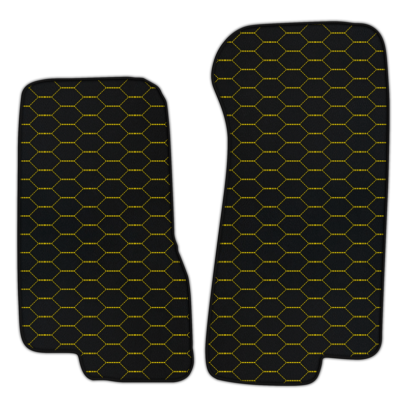 Customizable Leather Floor Mats with Divario Pattern for Aston Martin V8 Coupe Special (1996-2000)