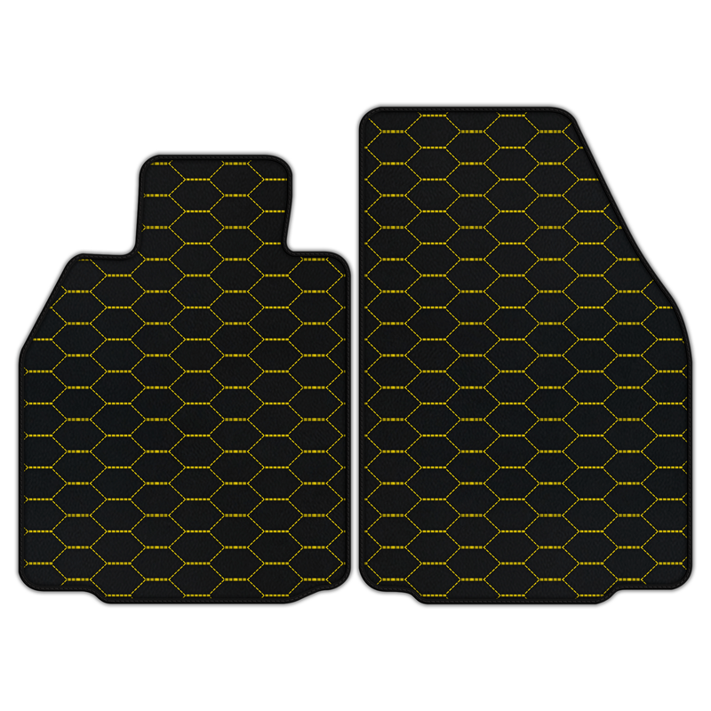 Customizable Leather Floor Mats with Divario Pattern for Porsche 911 GT3 (997) 2006–2011