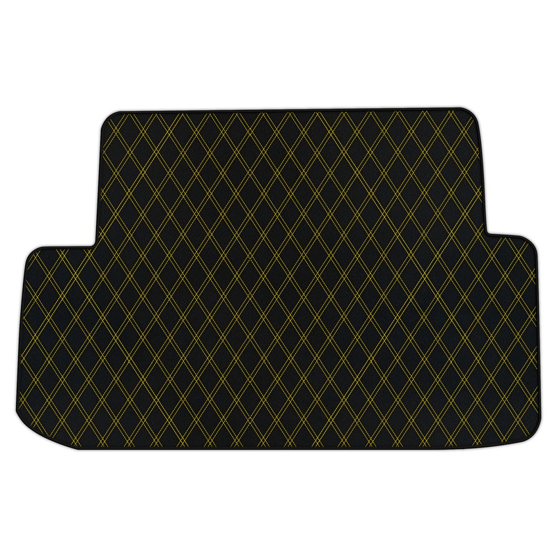Customizable Leather Trunk Floor Mats with Double Diamond Stich Pattern for Ferrari California (2008-2014)