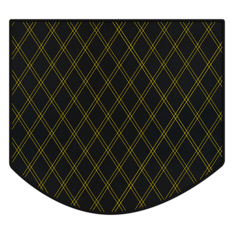 Customizable Leather Trunk Floor Mats with Double Diamond Pattern for Ferrari 512 TR (1992-1994)