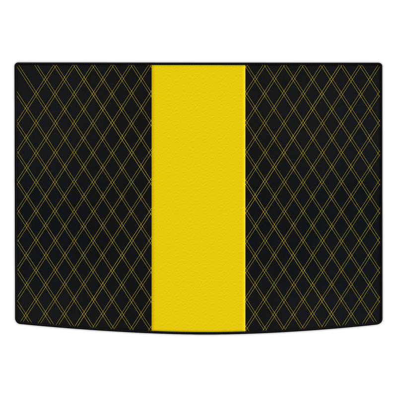 Customizable Leather Trunk Floor Mats with Double Diamond Pattern for Mercedes Benz B-Class W246 (2011-2019)