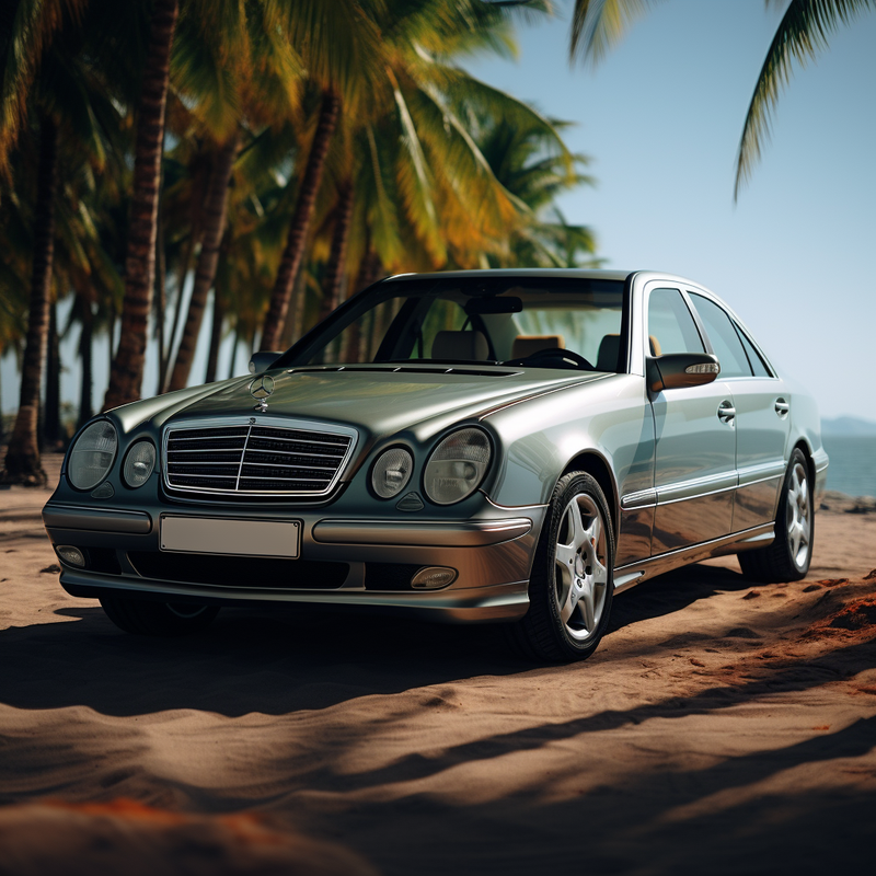 Podnieś poziom swojego Mercedesa-Benza Klasy E W210 Sedan 4Matic (1995-2002) z dywanikami podłogowymi Premium firmy Autowin