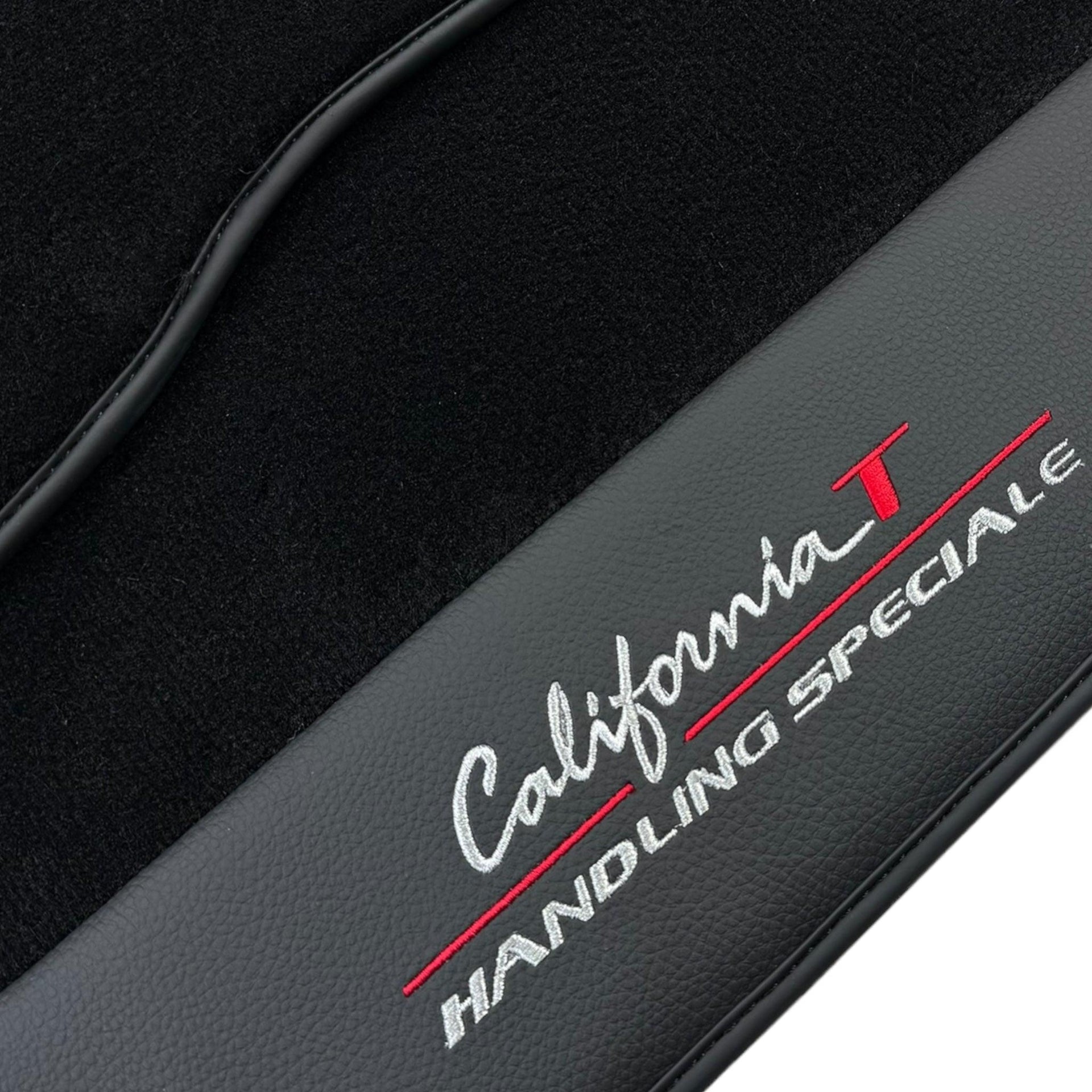 Floor Mats for Ferrari California T (2015-2018) with Leather | Handling Speciale - AutoWin