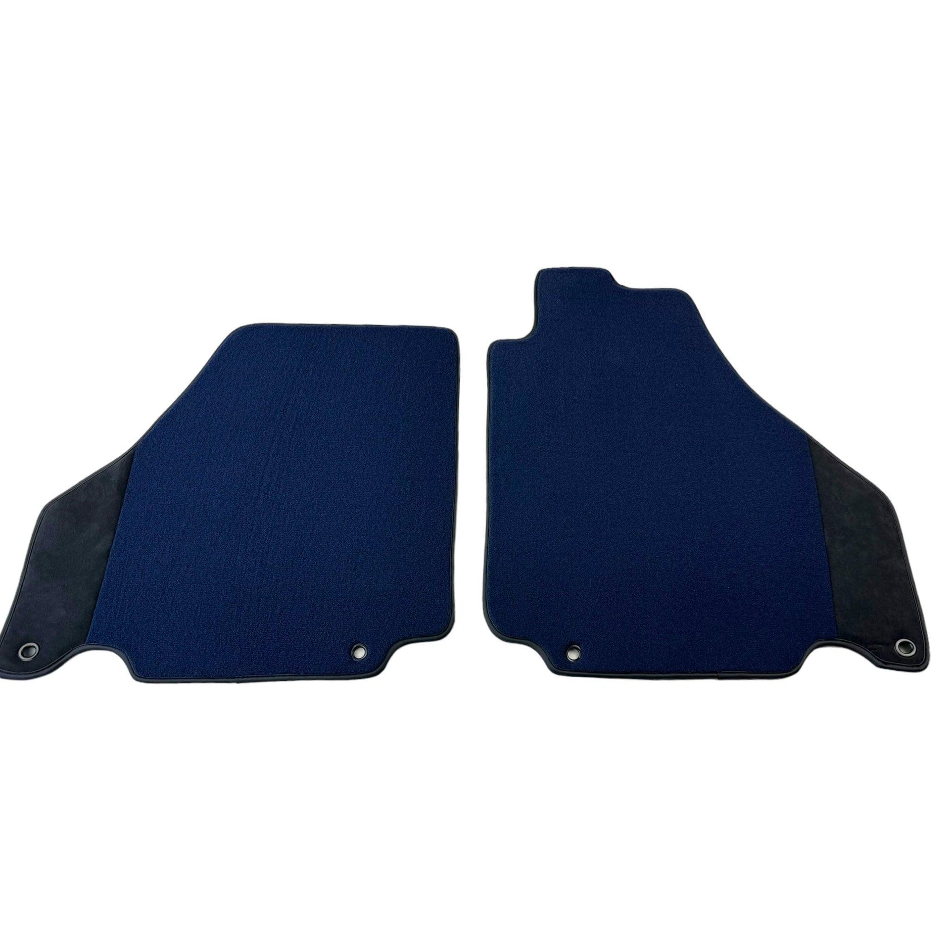 Dark Blue Floor Mats for Ferrari 360 Modena (1999-2005) with Alcantara Leather - AutoWin