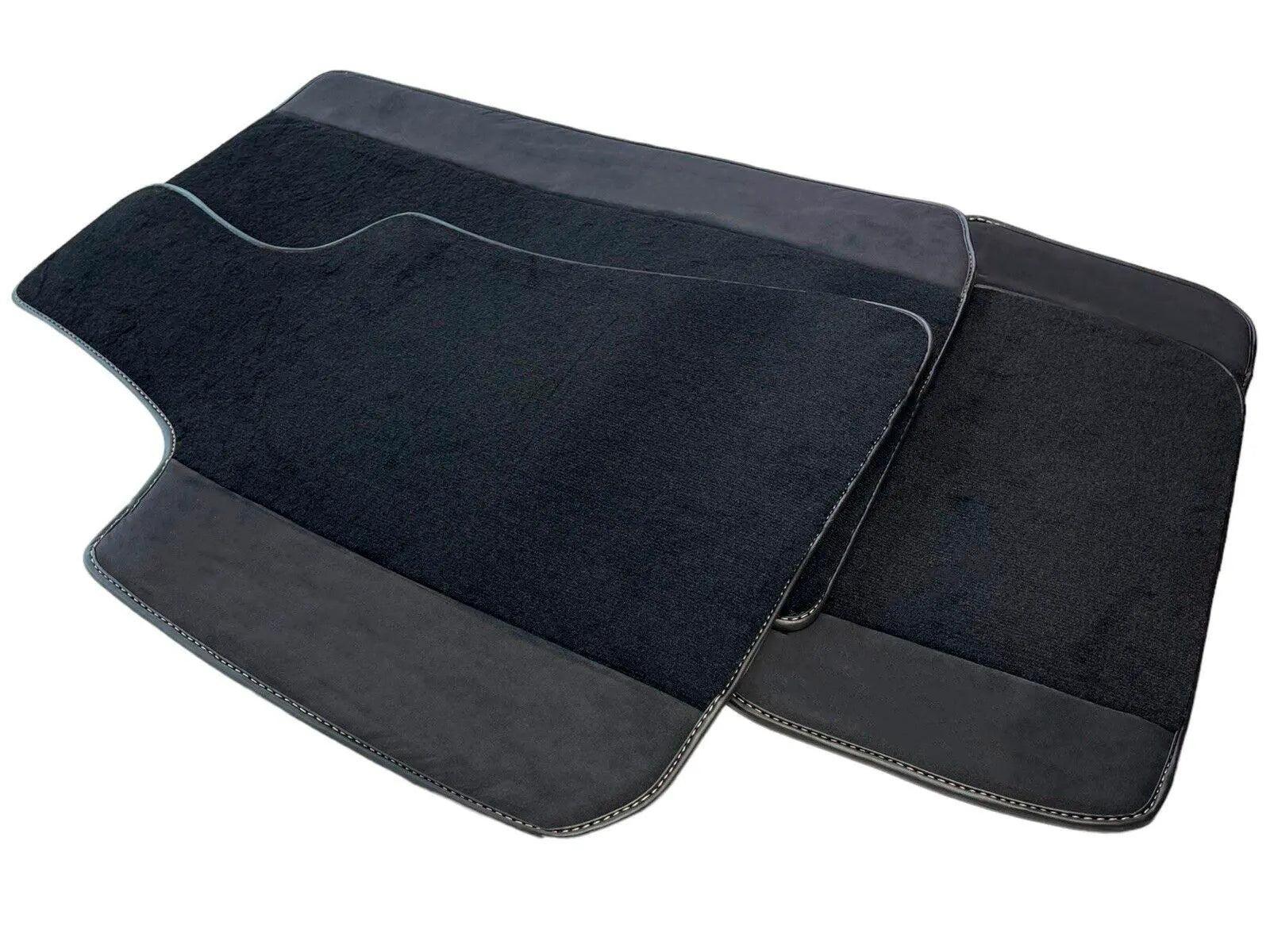 Floor Mats for Maserati GranCabrio Sport (2011-2019) with Alcantara Leather - AutoWin