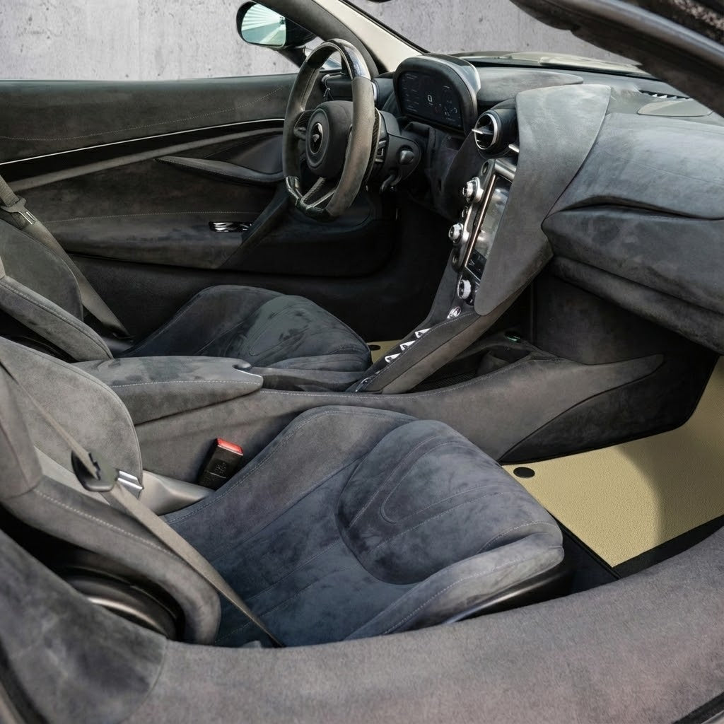 Customizable Leather Floor Mats with AW04 Pattern for McLaren 720S (2017-2021) - AutoWin