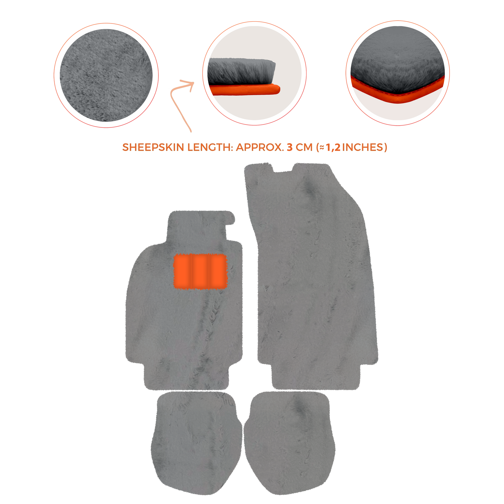 Customizable Leather Floor Mats with Hex Pattern for Porsche 964 (1989-1994) - AutoWin