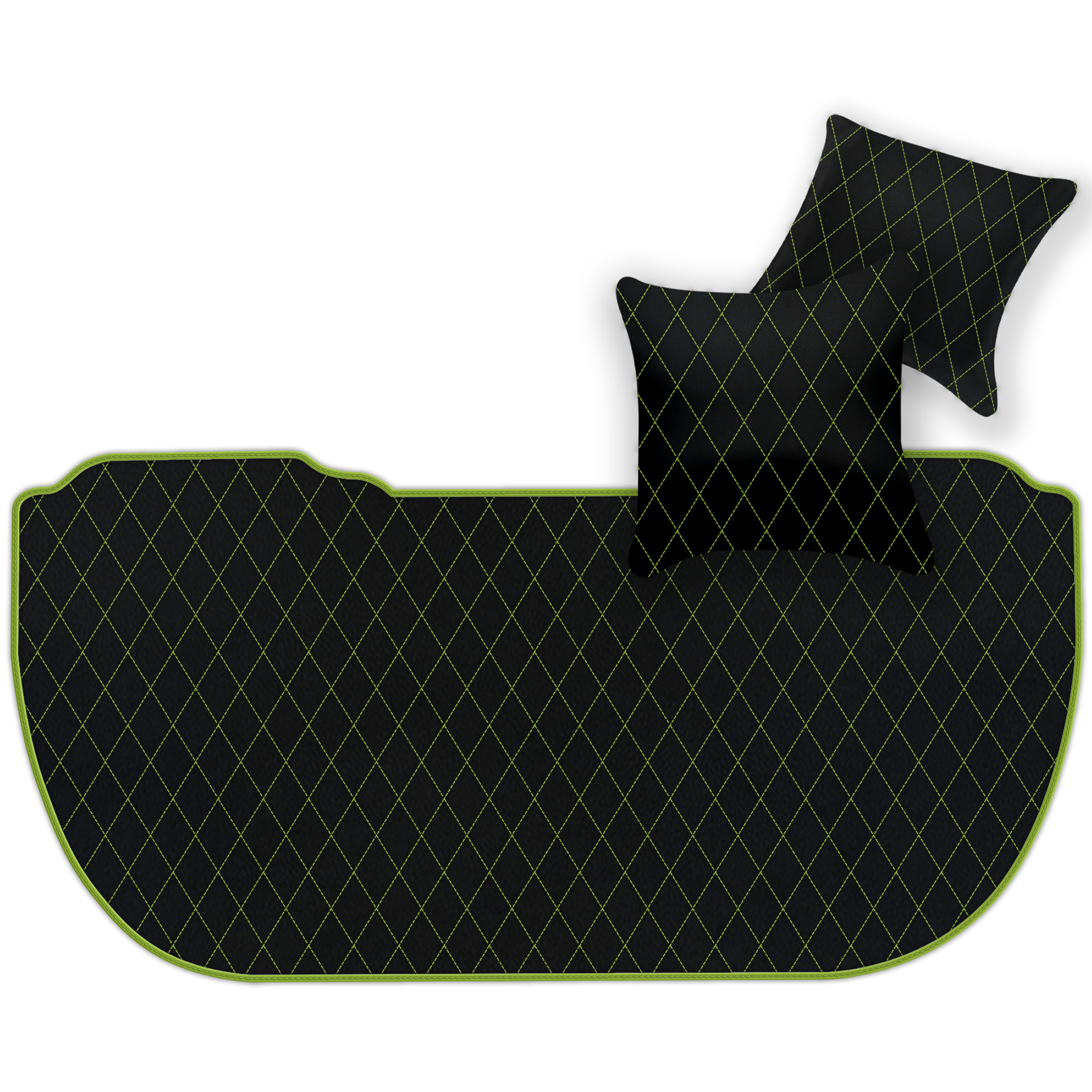 Black Leather Floor Mats for Bentley Mulsanne (2010-2020) | AW1 Design