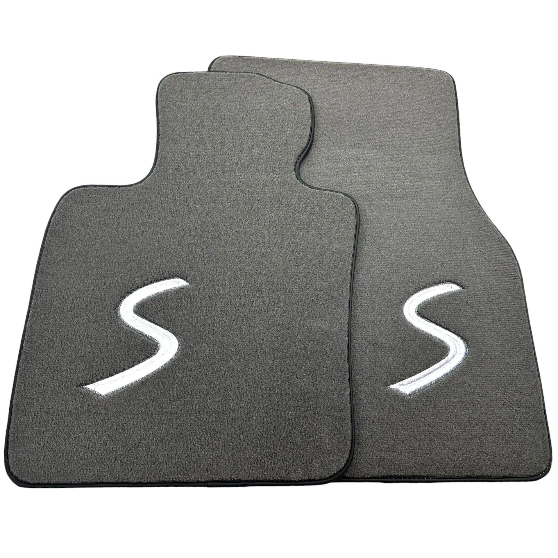 Grey Floor Mats for Mini Cabrio R56 Convertible (2009-2016) - AutoWin