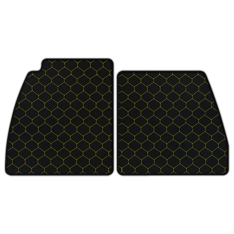 Customizable Leather Floor Mats with Hex Pattern for Lotus Emira (2022-2025)