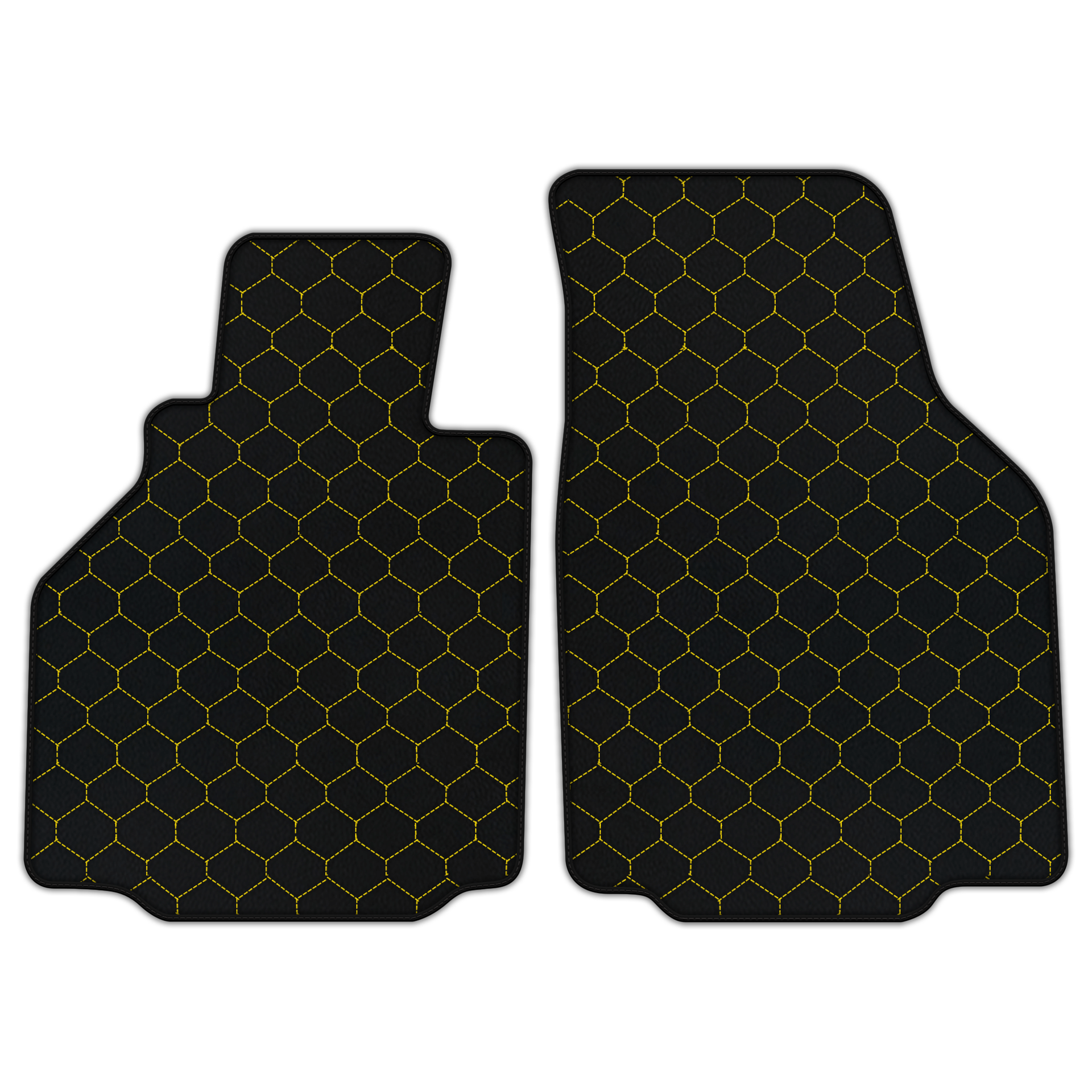 Custom Leather Floor Mats for Porsche 911 GT3 RS - Divario Pattern