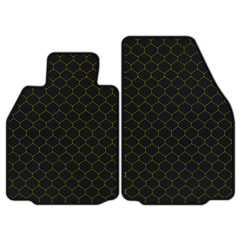 Customizable Leather Floor Mats with Hex Pattern for Porsche 911 GT3 (997) 2006–2011