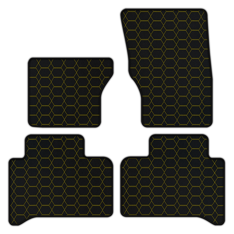 Customizable Leather Floor Mats with Hexagon Hex Pattern for Range Rover Sport (2013-2022)