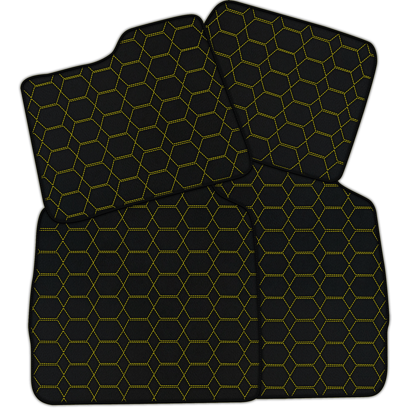 Customizable Hexagon Hex Pattern Floor Mats for Ferrari Purosangue (2023-2024)